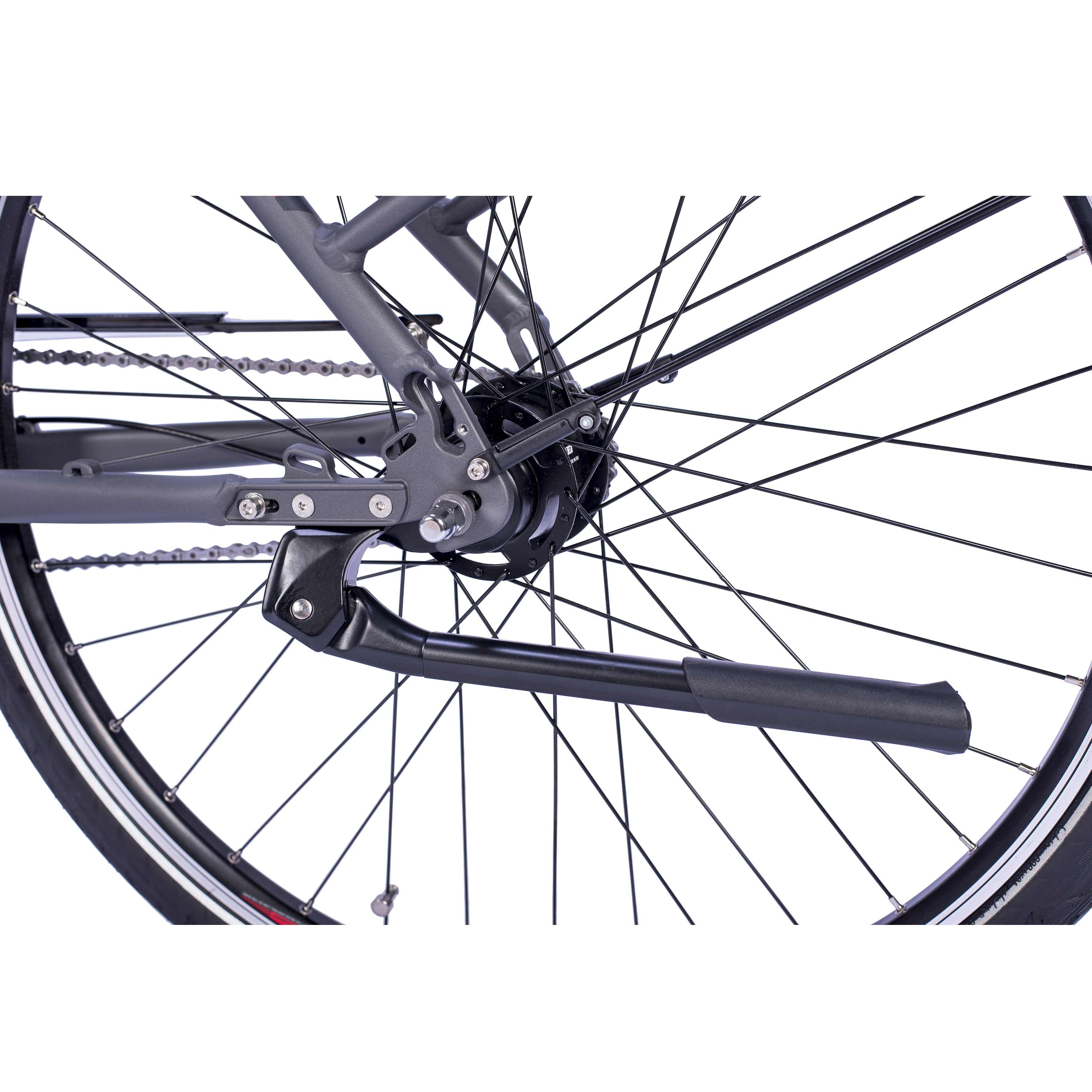 28" Bicicleta eléctrica de ciudad V-Tron RACK BOSCH ACTIVE LINE PLUS 400 Wh 7 velocidades SHIMANO NEXUS freno de contrapedal trasero
