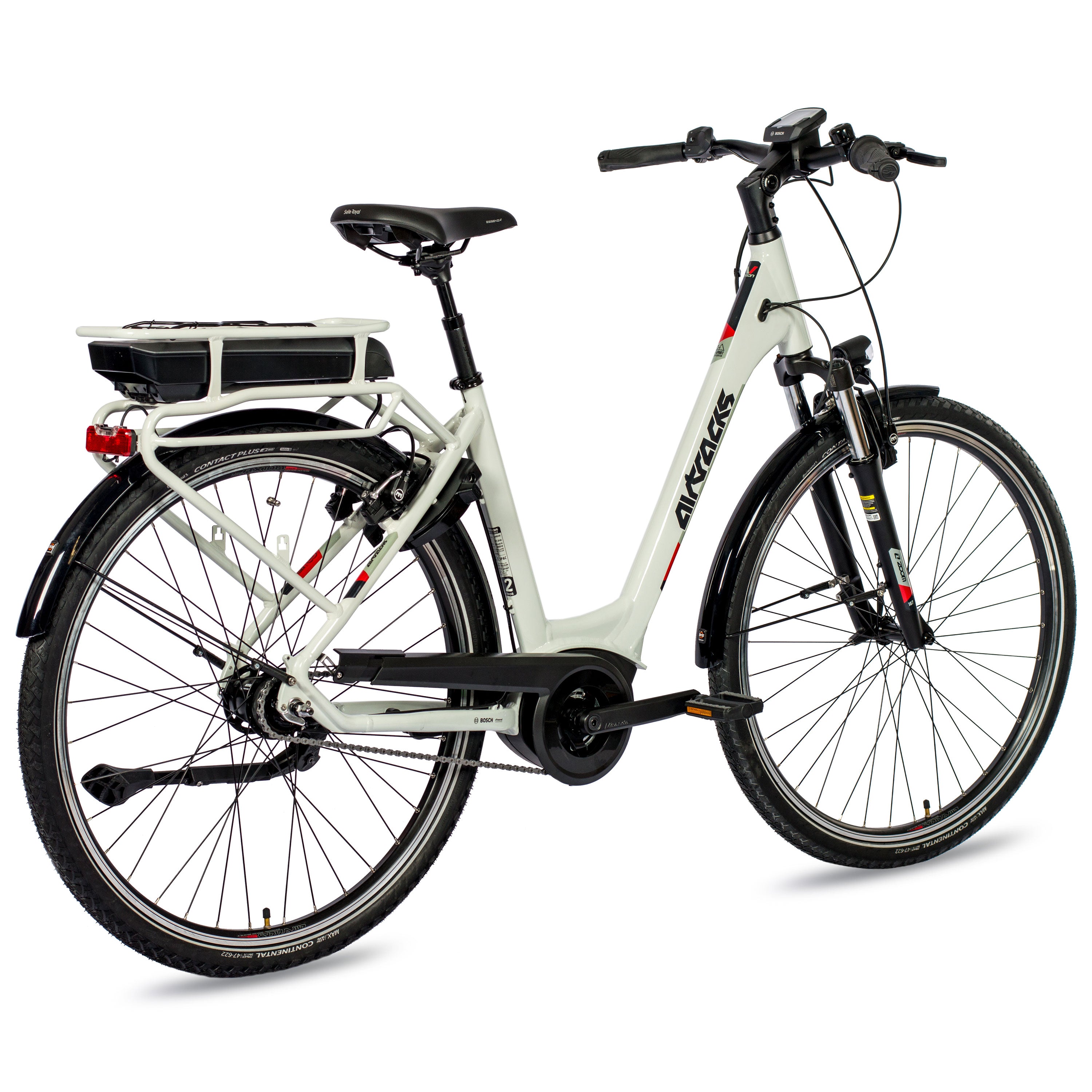 28 inch E-Bike City Bike V-Tron RACK BOSCH ACTIVE LINE Gen3 400 Wh 7 SPEED SHIMANO NEXUS REAR BRAKE