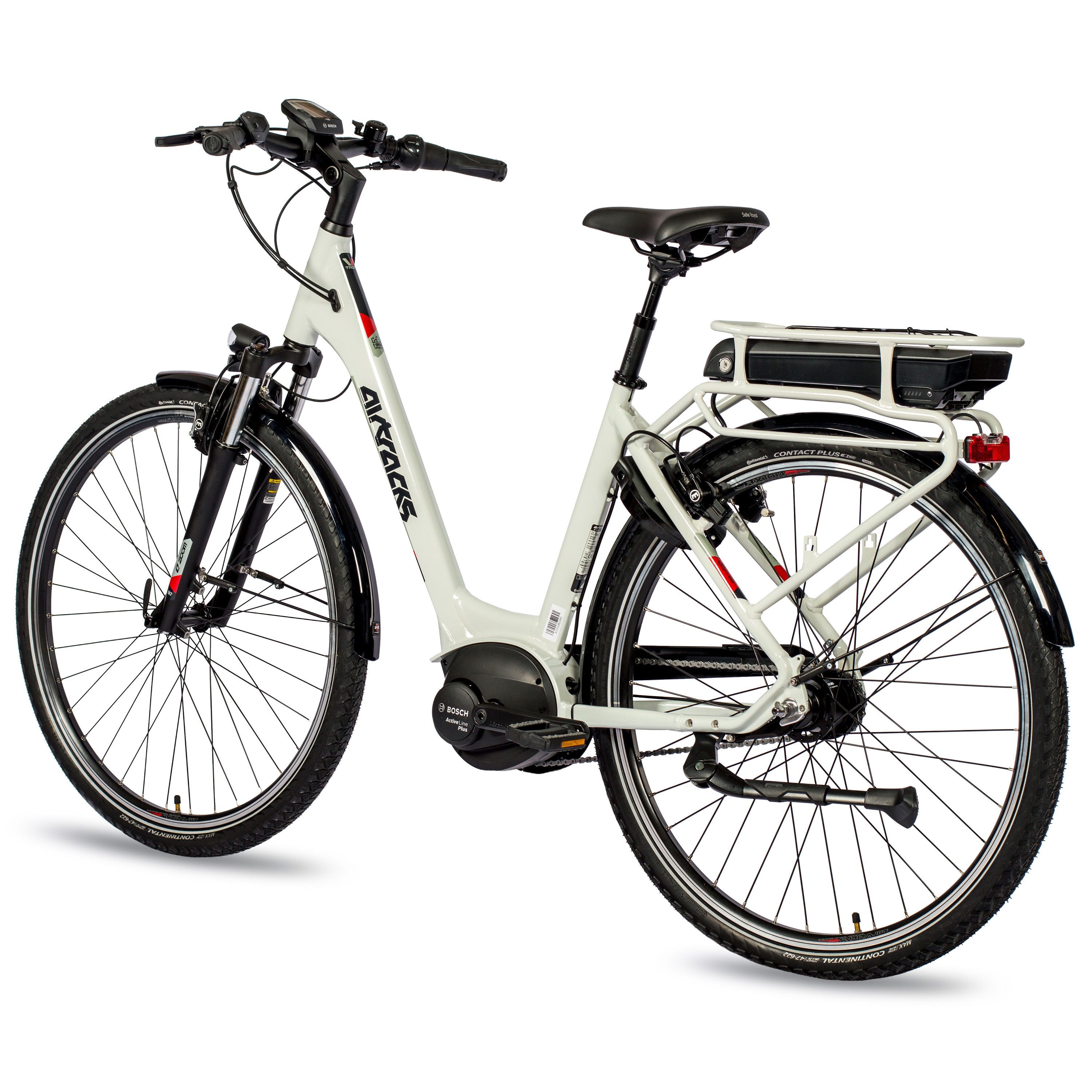 28 inch E-Bike City Bike V-Tron RACK BOSCH ACTIVE LINE Gen3 400 Wh 7 SPEED SHIMANO NEXUS REAR BRAKE