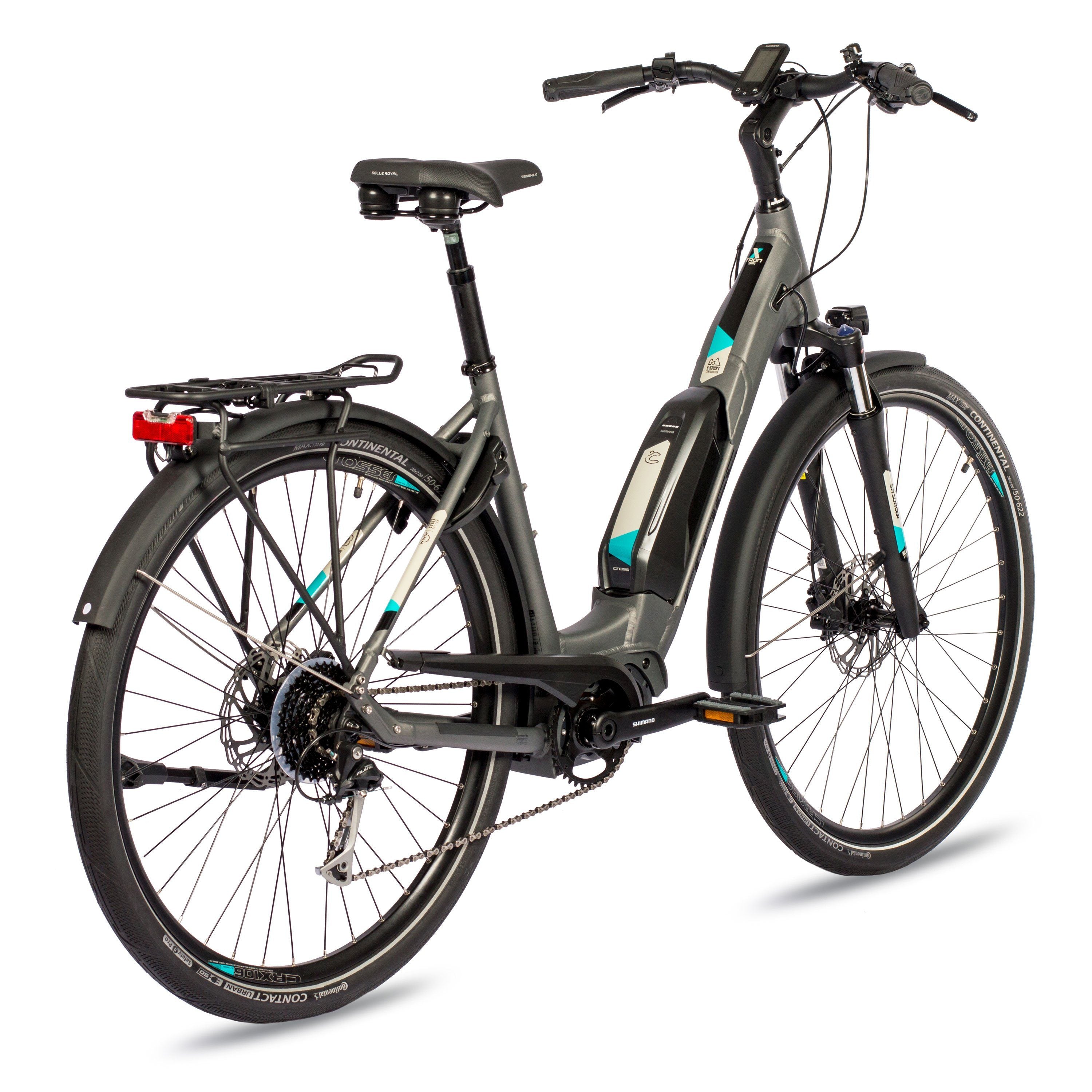 28 inch e-bike trekking bicycle LS Wave X-TRON SR1 Shimano StеPS E-6100 504WH 9 gear Shimano Alivio