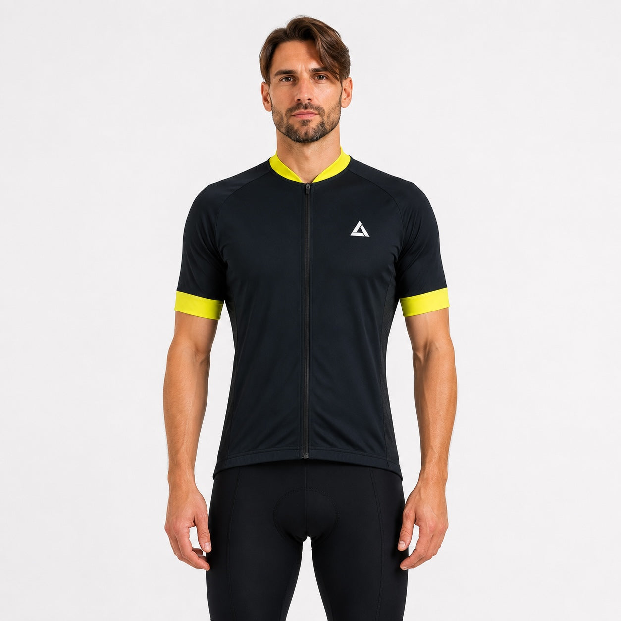 Linea di comfort di cartografia della maglia da uomo maschile neon nero