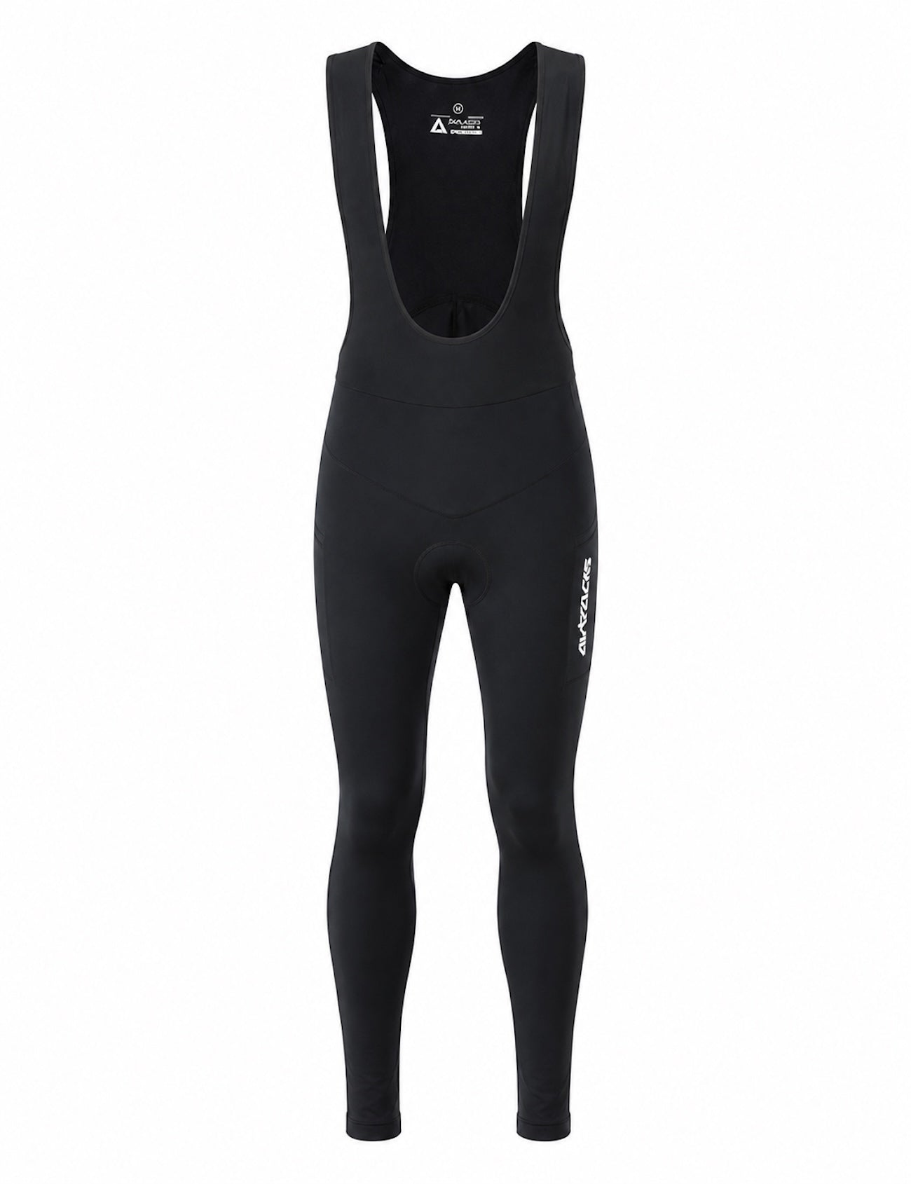 Pantalon de vélo thermique pour hommes longs pantalons porteurs par noir
