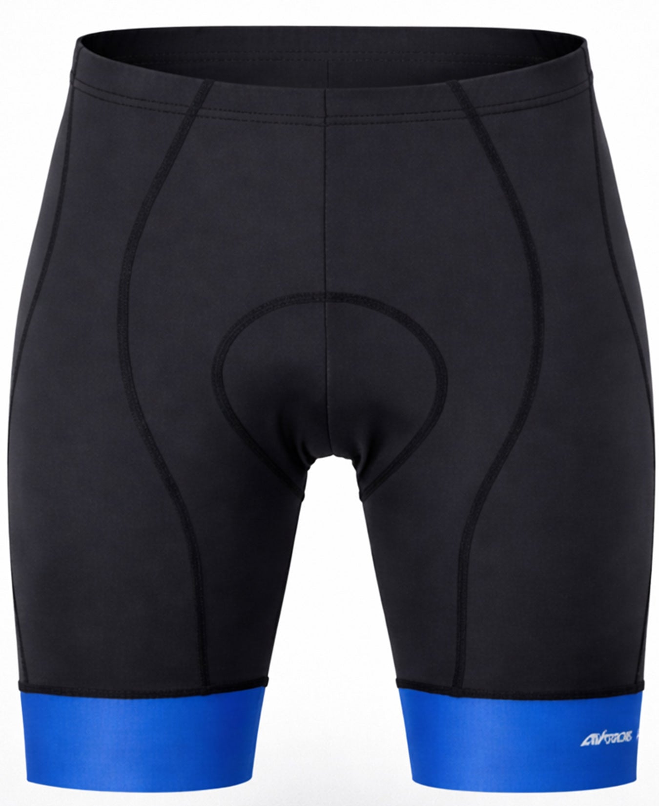 Pantalon de vélo pour hommes courts de confort bleu noir