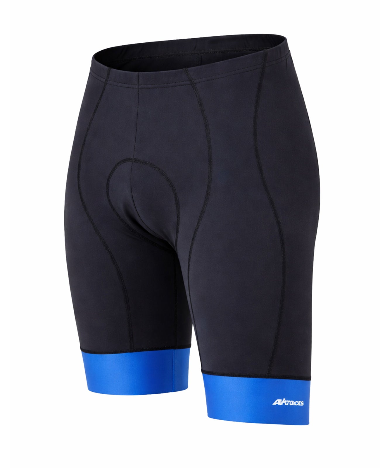 Pantalon de vélo pour hommes courts de confort bleu noir