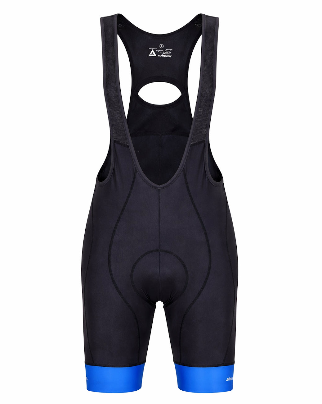 Pantalon à vélo pour hommes courts avec sangles - Pantalon de transport Ligne de confort bleu noir