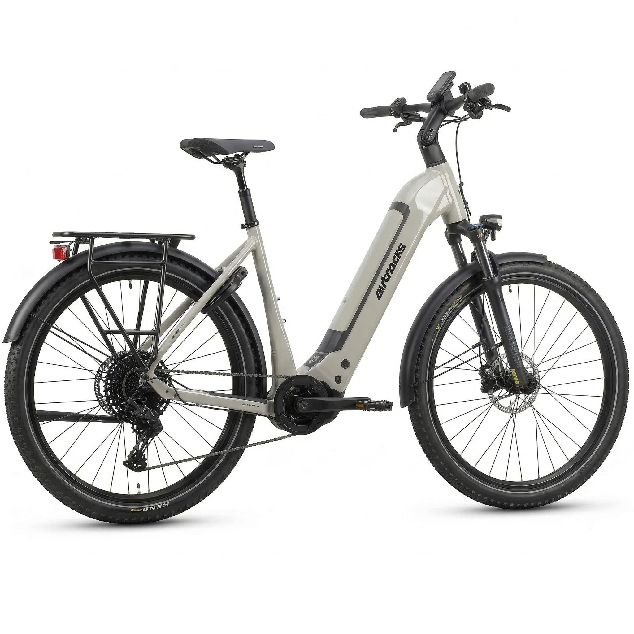27,5" Damen E-SUV MTB Wave LS TERRA CX2 BOSCH PERFORMANCE LINE PX Smart System POWERTUBE 600 Wh 12 x GANG SRAM SX EAGLE - Stone Grey