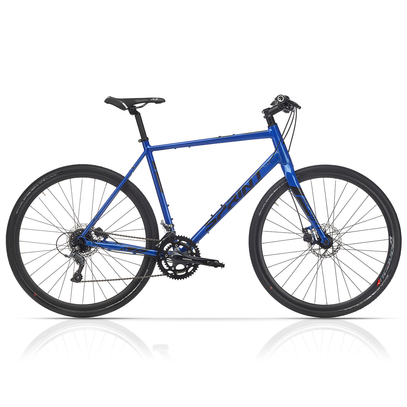 28" Bicicleta Gravel Hombre WHISPER PLUS Flatbar, 2 x 8 Velocidades Shimano Claris RD-R2000