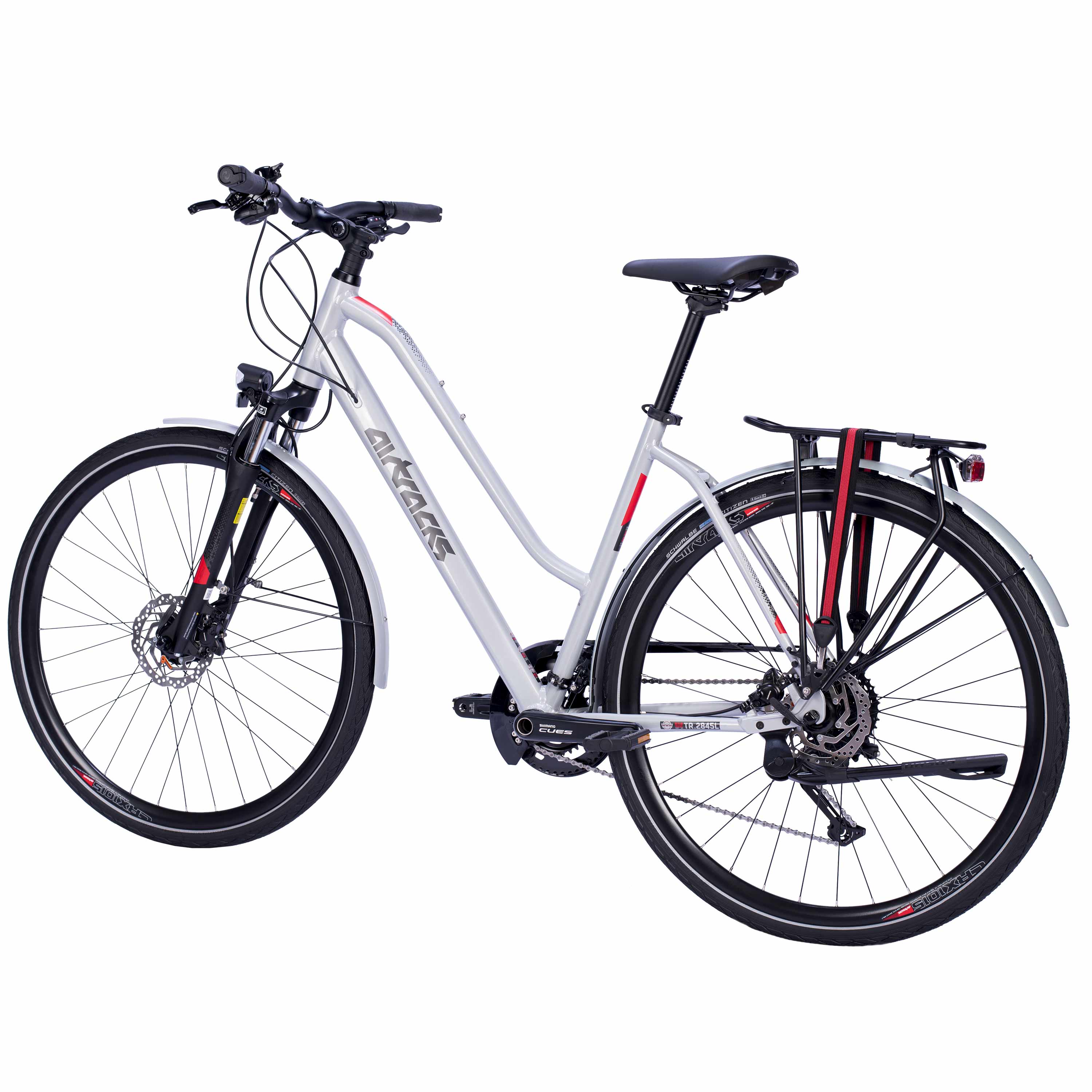 28" Vélo de trekking femme TR.2845L 2 x 9 vitesses SHIMANO CUES RD-U3020-9