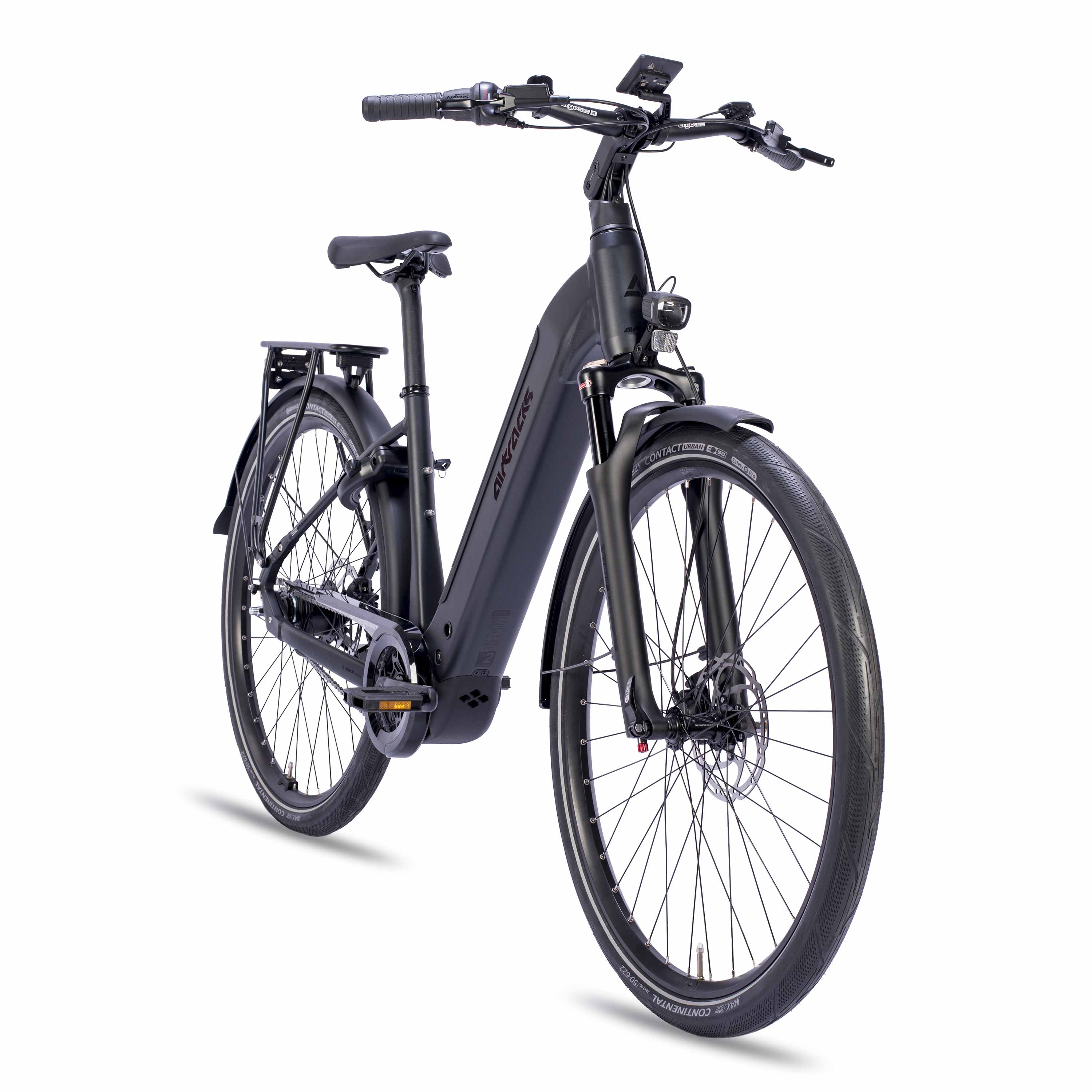 28" Damen E-Bike CIty Fahrrad LS Wave TERRA CT2 BOSCH Performance Line Smart System POWERTUBE 600 Wh 8 x Gang SHIMANO NEXUS RÜCKTRITTBREMSE Schwarz