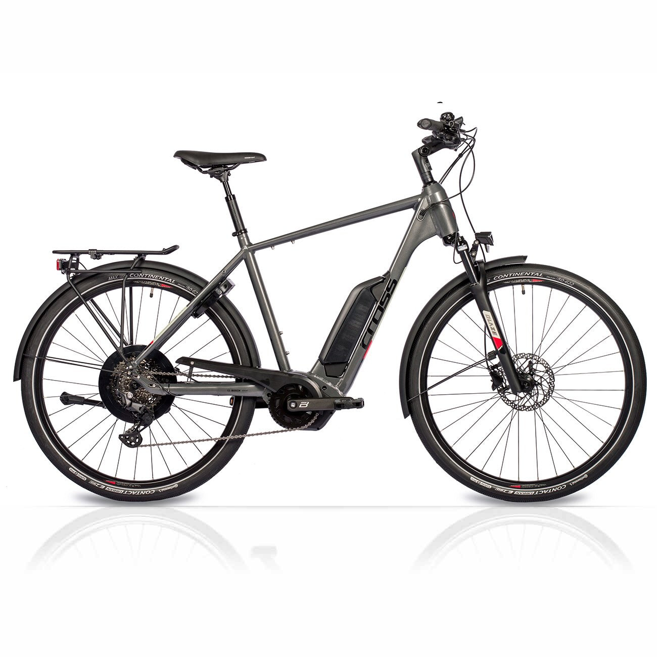 Bicycle de randonnée pour le vélo électrique de 28 pouces V-Tron Bosch Active plus ligne Gen3 500Wh 10S Shimano Deore
