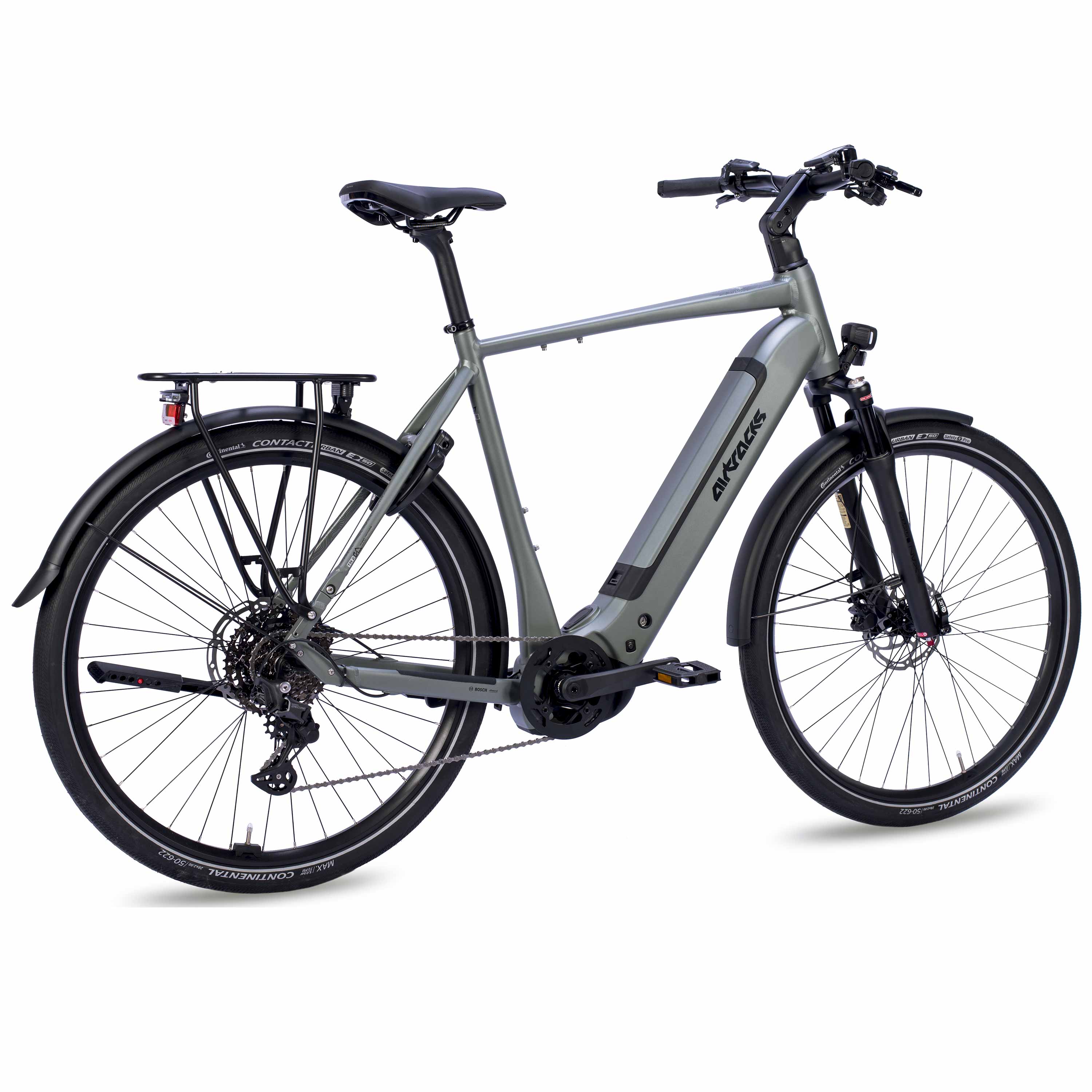 28" Herren E-Bike Trekking Fahrrad TERRA TR2 BOSCH Performance Line PX Smart System POWERTUBE 600 Wh 10 x Gang  SHIMANO DEORE RD-M5130 SGS Grey