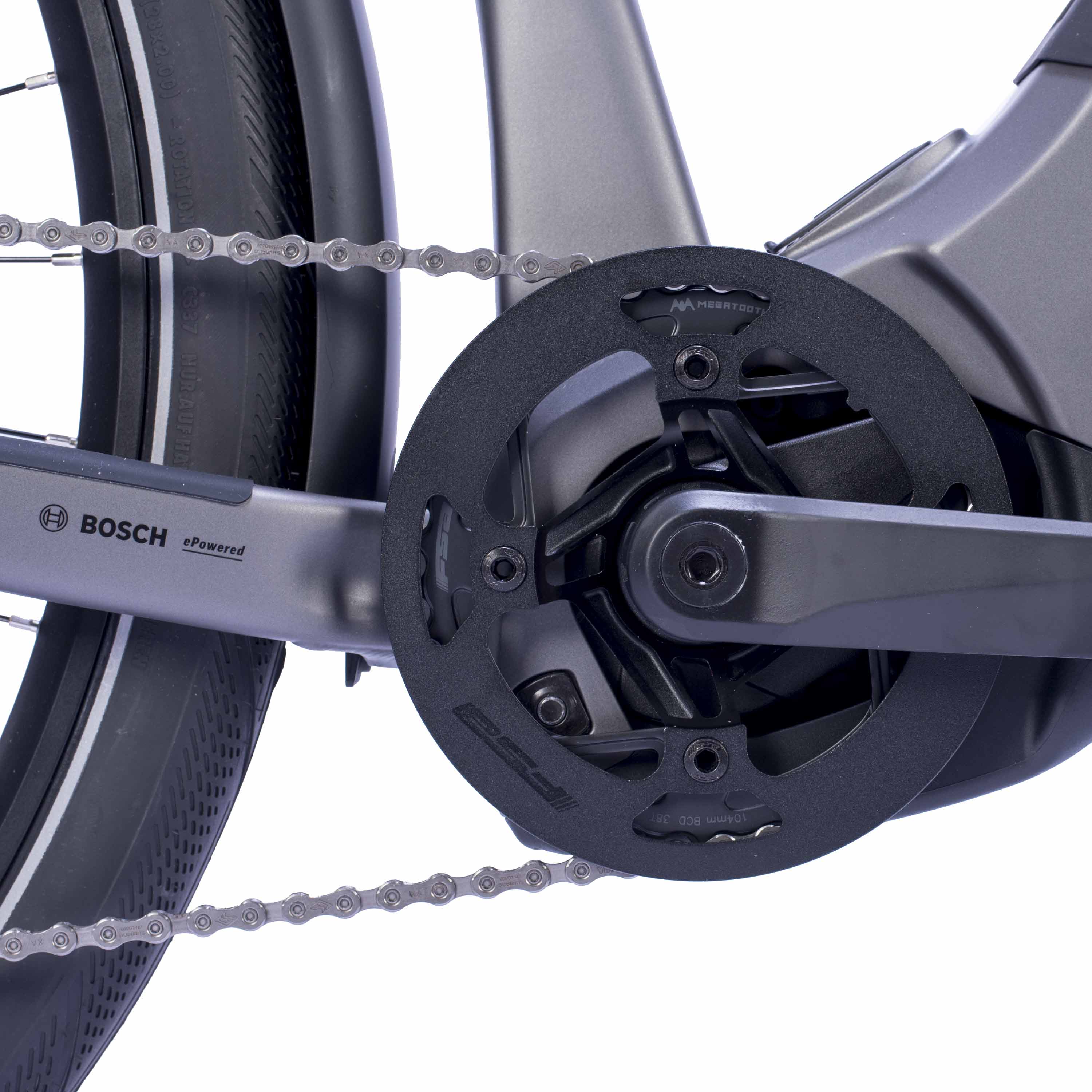 28" Herren E-Bike Trekking Fahrrad TERRA TR2 BOSCH Performance Line PX Smart System POWERTUBE 600 Wh 10 x Gang SHIMANO DEORE RD-M5130 SGS Schwarz