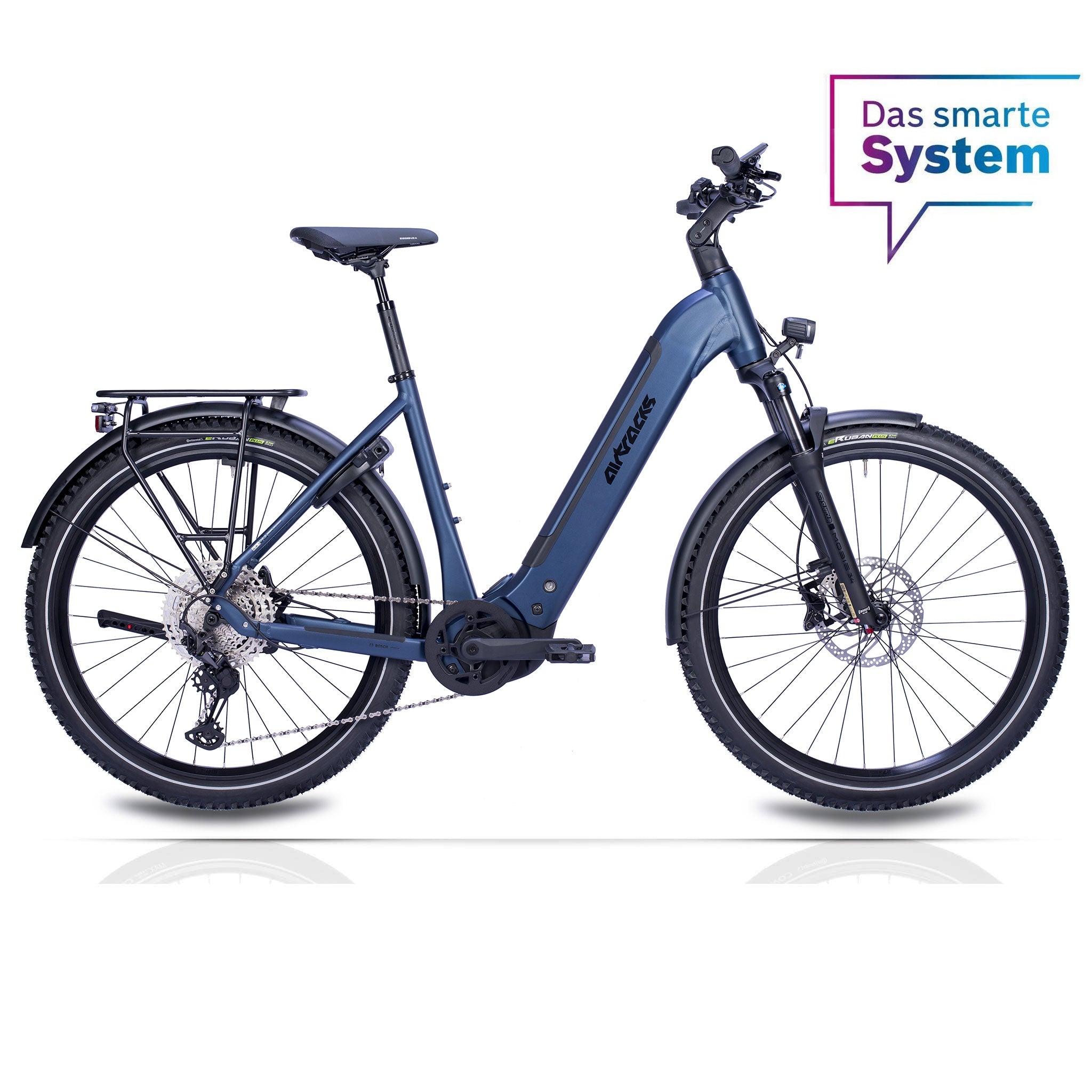 27,5" VTT électrique femme Wave LS TERRA CX1 BOSCH PERFORMANCE LINE PX Smart System, POWERTUBE 800 Wh 12 vitesses  SHIMANO XT RD-M8100 SGS Bleu 