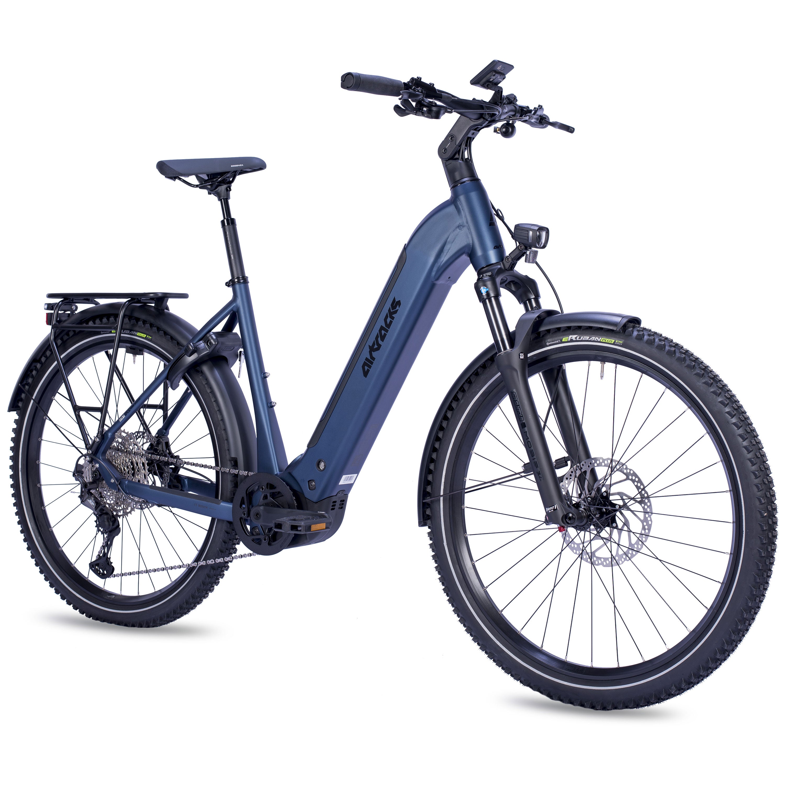 27,5" VTT électrique femme Wave LS TERRA CX1 BOSCH PERFORMANCE LINE PX Smart System, POWERTUBE 800 Wh 12 vitesses  SHIMANO XT RD-M8100 SGS Bleu 