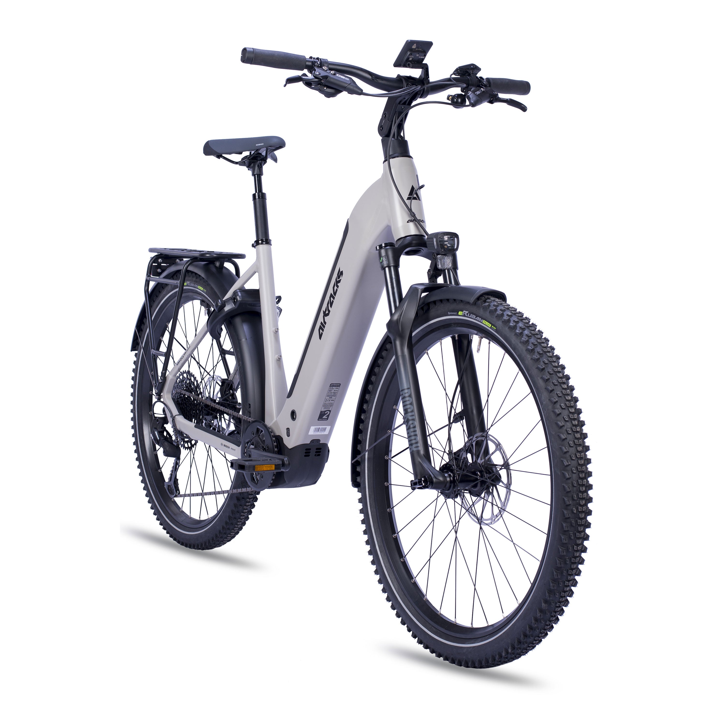 27,5" E-SUV MTB da donna WAVE LS TERRA CX2 BOSCH PERFORMANCE LINE PX Smart System POWERTUBE 600 Wh 12 velocità SRAM SX Eagle – Nero