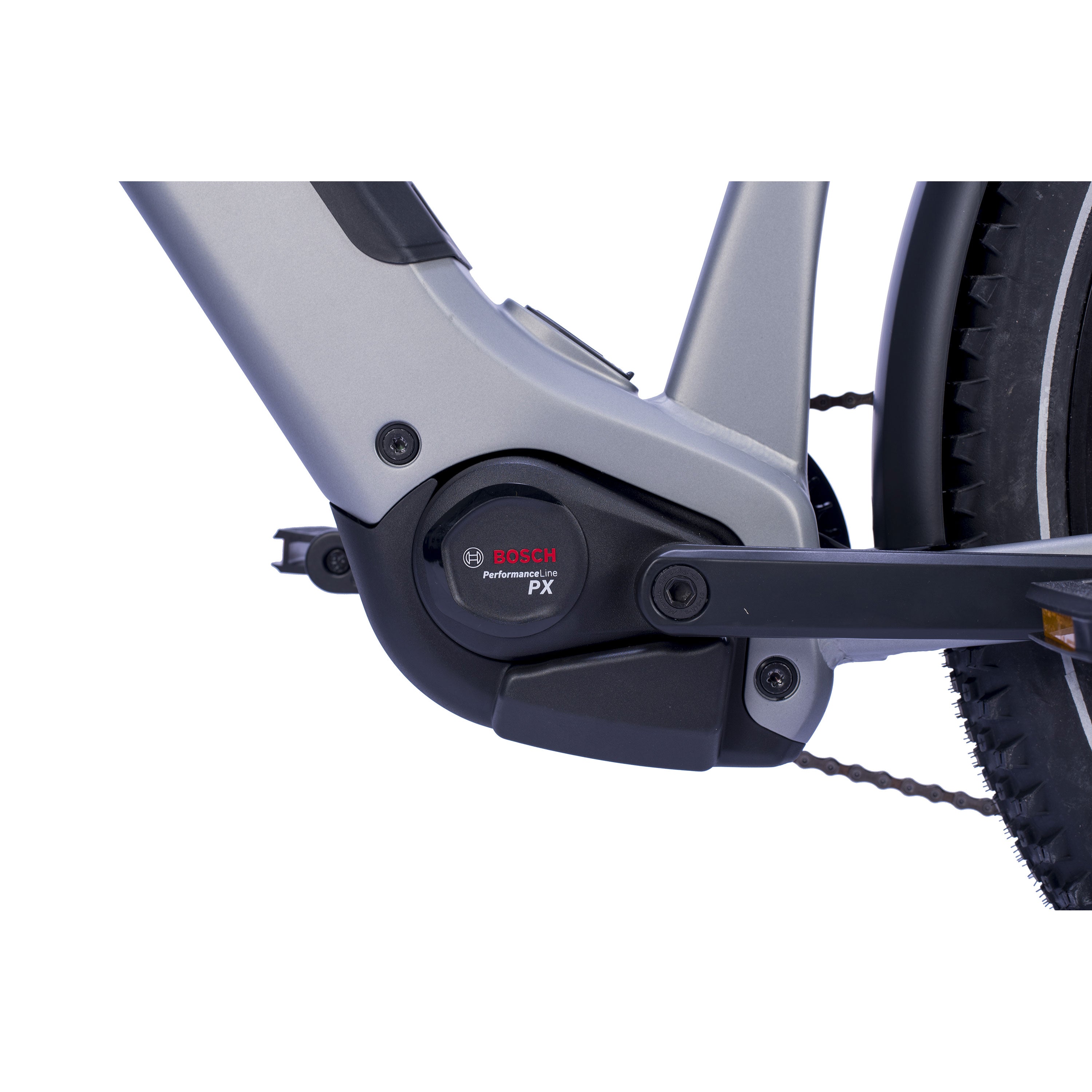 27.5" Men's E-SUV MTB TERRA CX2 BOSCH PERFORMANCE LINE PX Smart System POWERTUBE 600 Wh 12-Speed SRAM SX EAGLE Grey