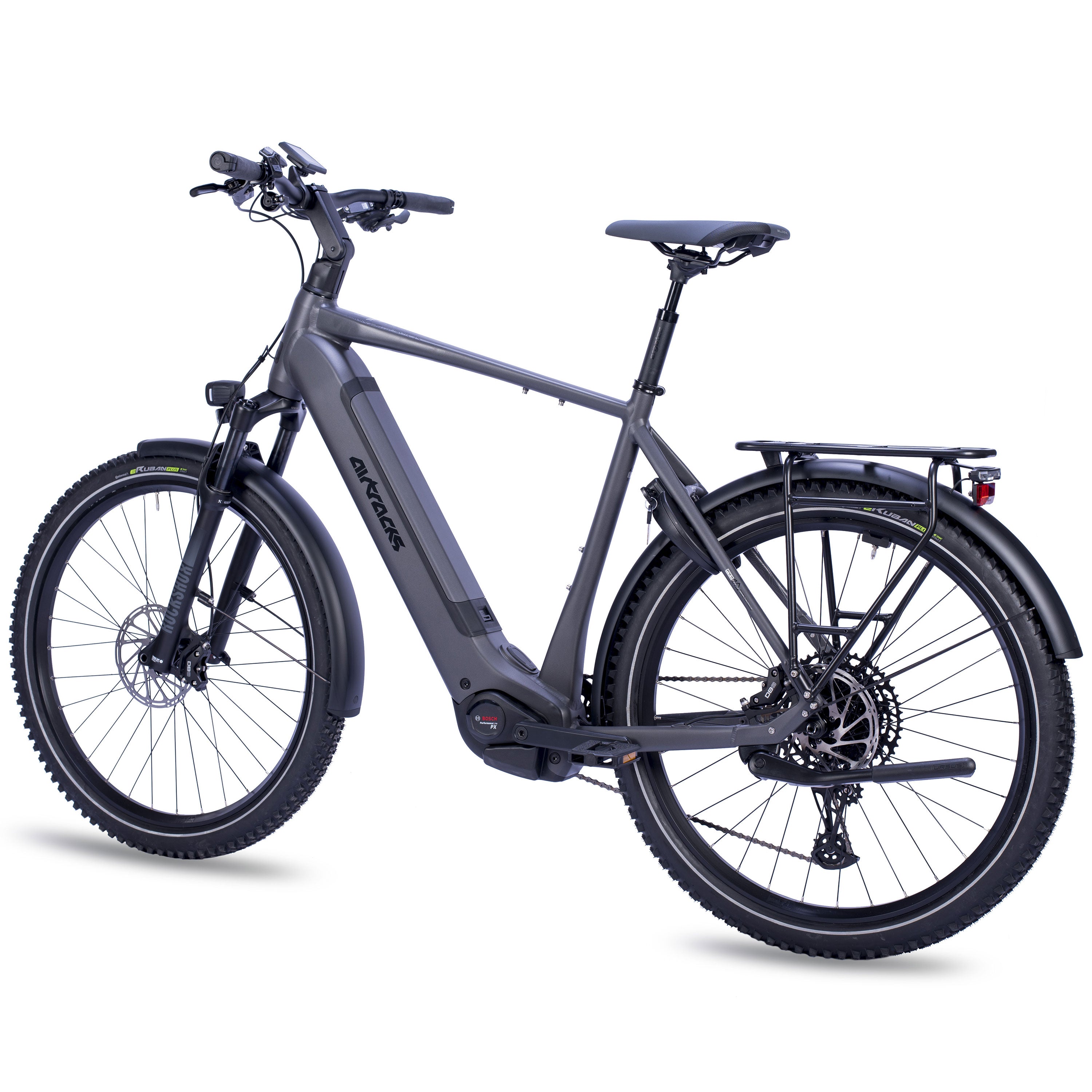27,5" VTT E-SUV électrique TERRA CX2 BOSCH PERFORMANCE LINE PX Smart System POWERTUBE 600 Wh 12 VITESSES SRAM SX EAGLE - Noir