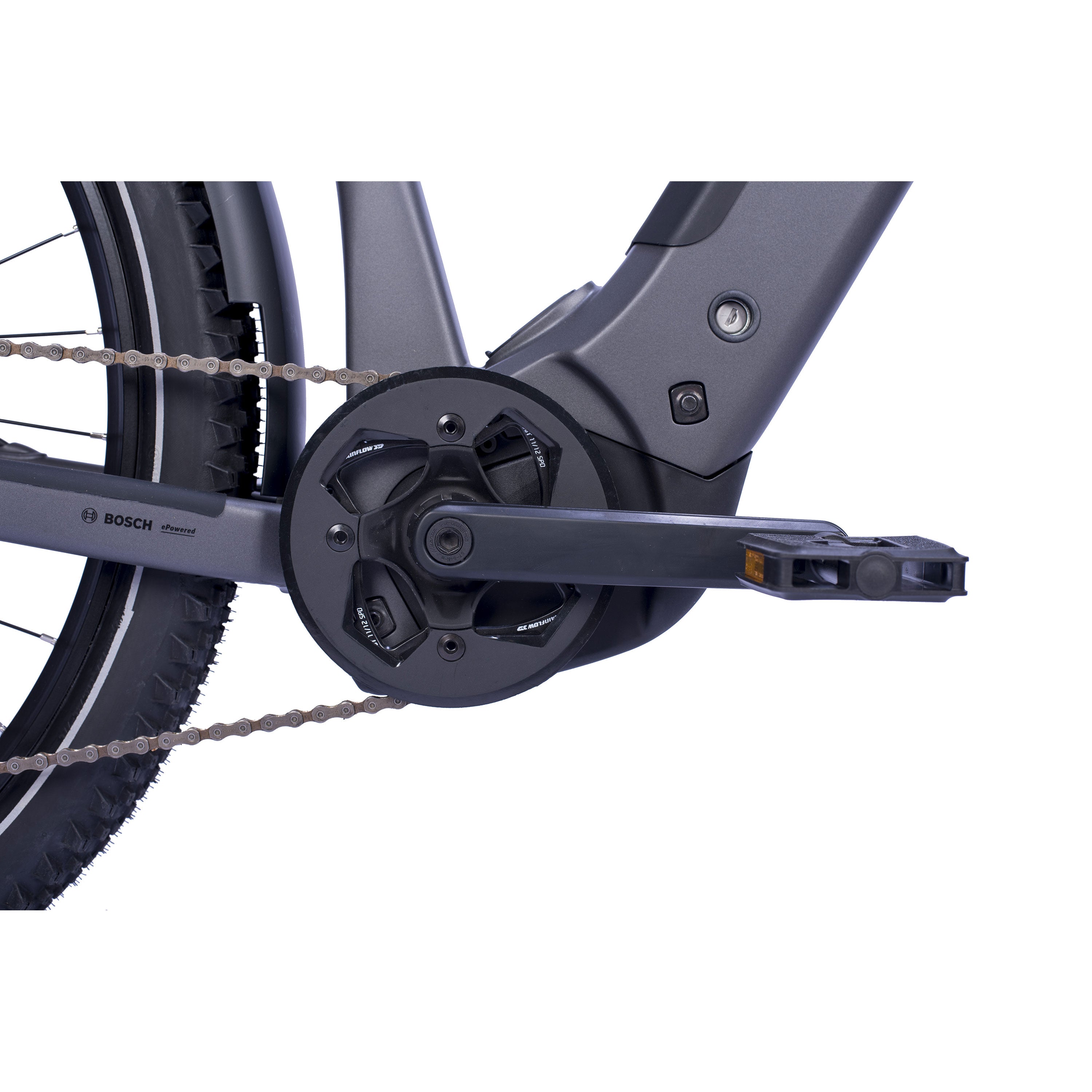 27,5" VTT E-SUV électrique TERRA CX2 BOSCH PERFORMANCE LINE PX Smart System POWERTUBE 600 Wh 12 VITESSES SRAM SX EAGLE - Noir