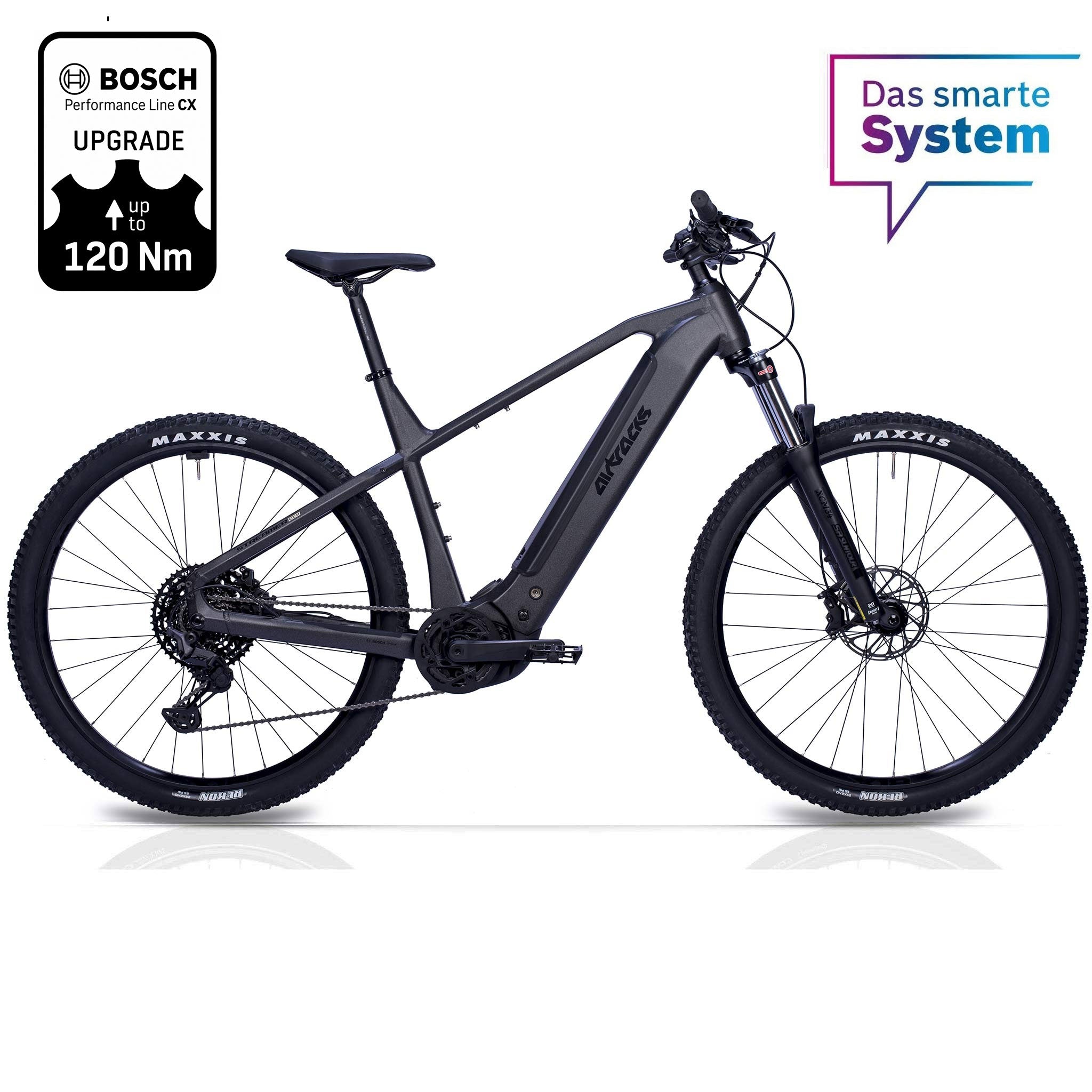 29" Men’s E-MTB STREAMER CX11 BOSCH PERFORMANCE LINE CX GEN 5 SMART SYSTEM POWERTUBE 600WH 11-SPEED SHIMANO XT RD-M8310
