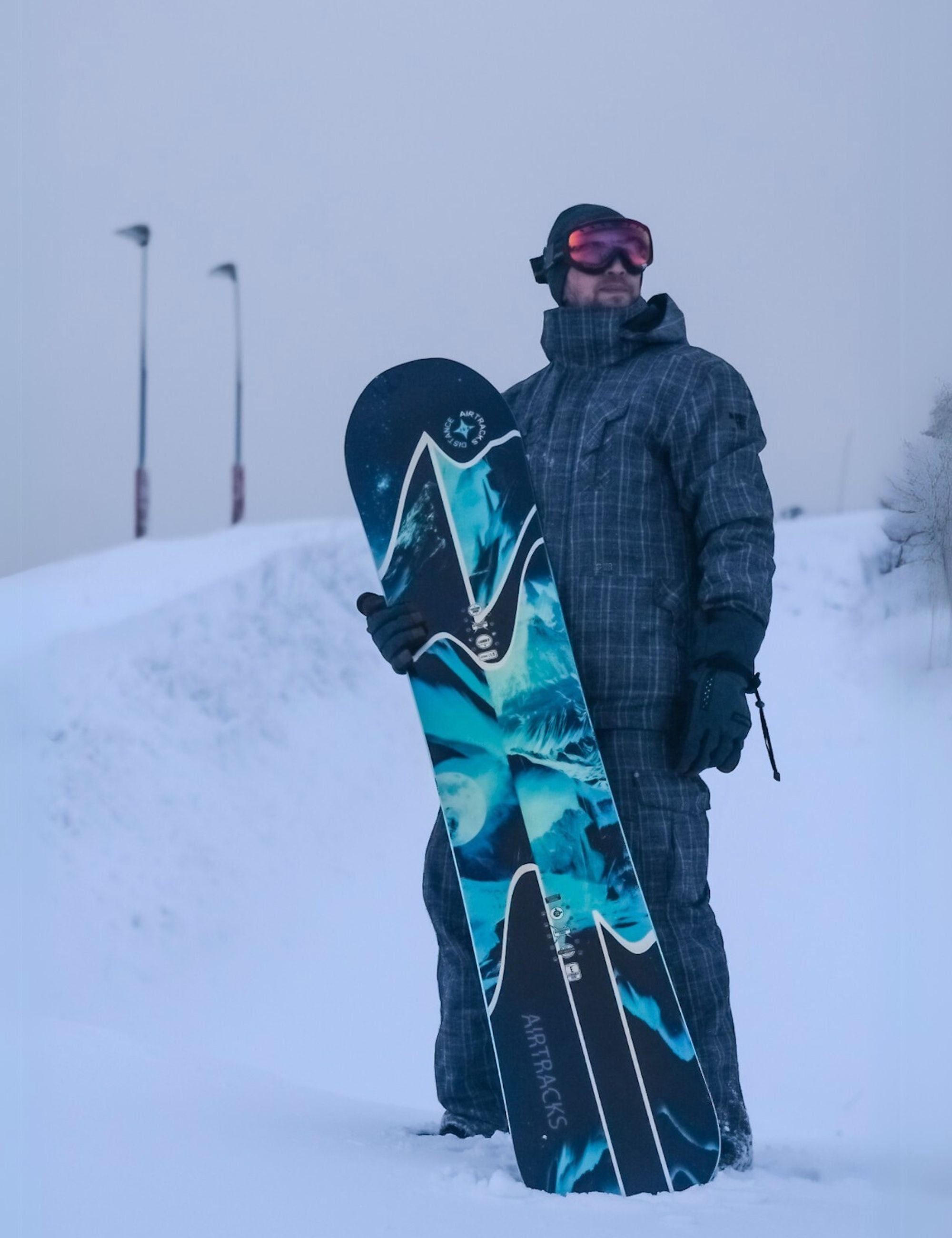 Producto de rockero híbrido de distancia de snowboard para hombres