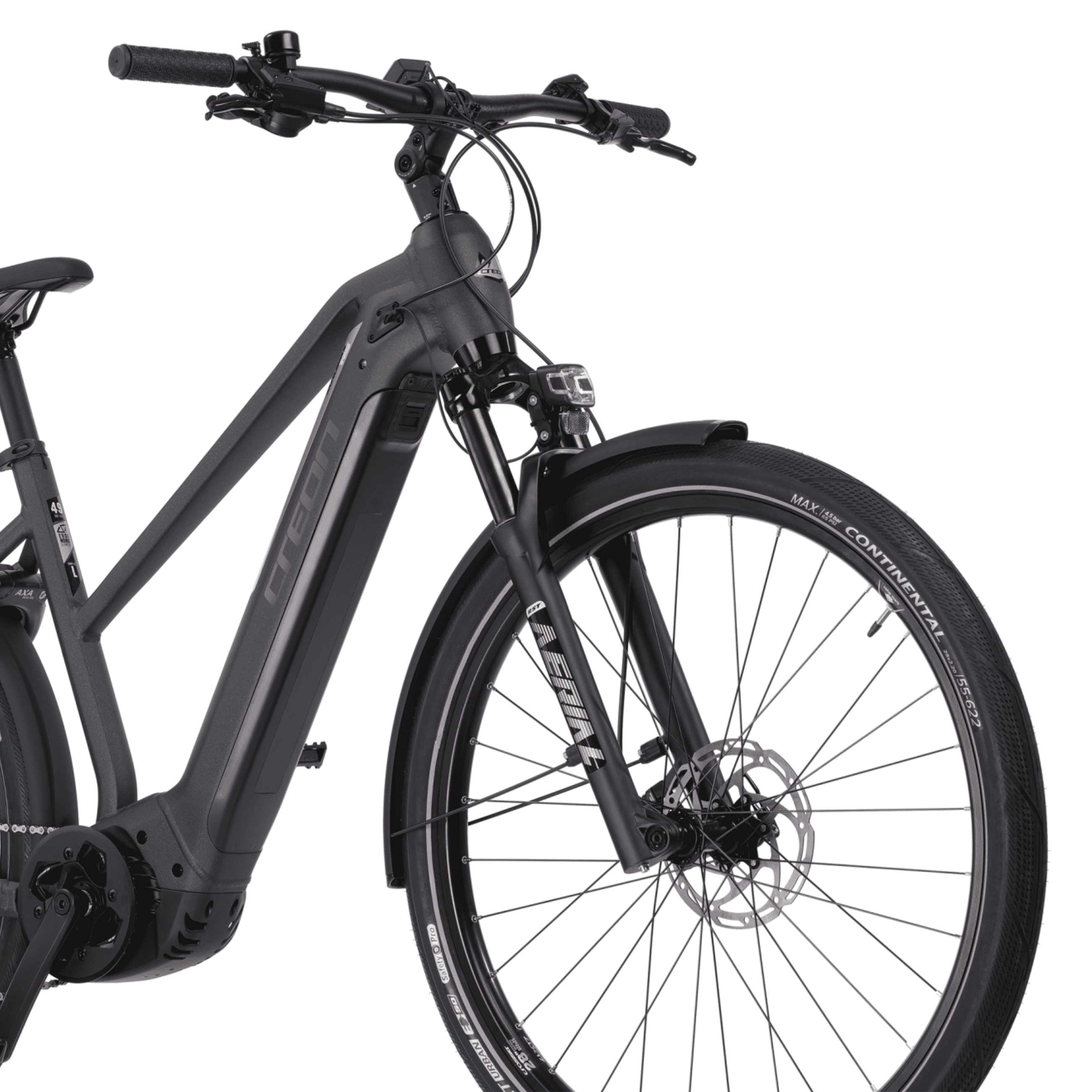 28" Bicicleta eléctrica de trekking para mujer MAVERIX TR5 BOSCH Performance Line CX Smart System POWERTUBE 750 Wh 11s SHIMANO DEORE RD-M5120 SGS