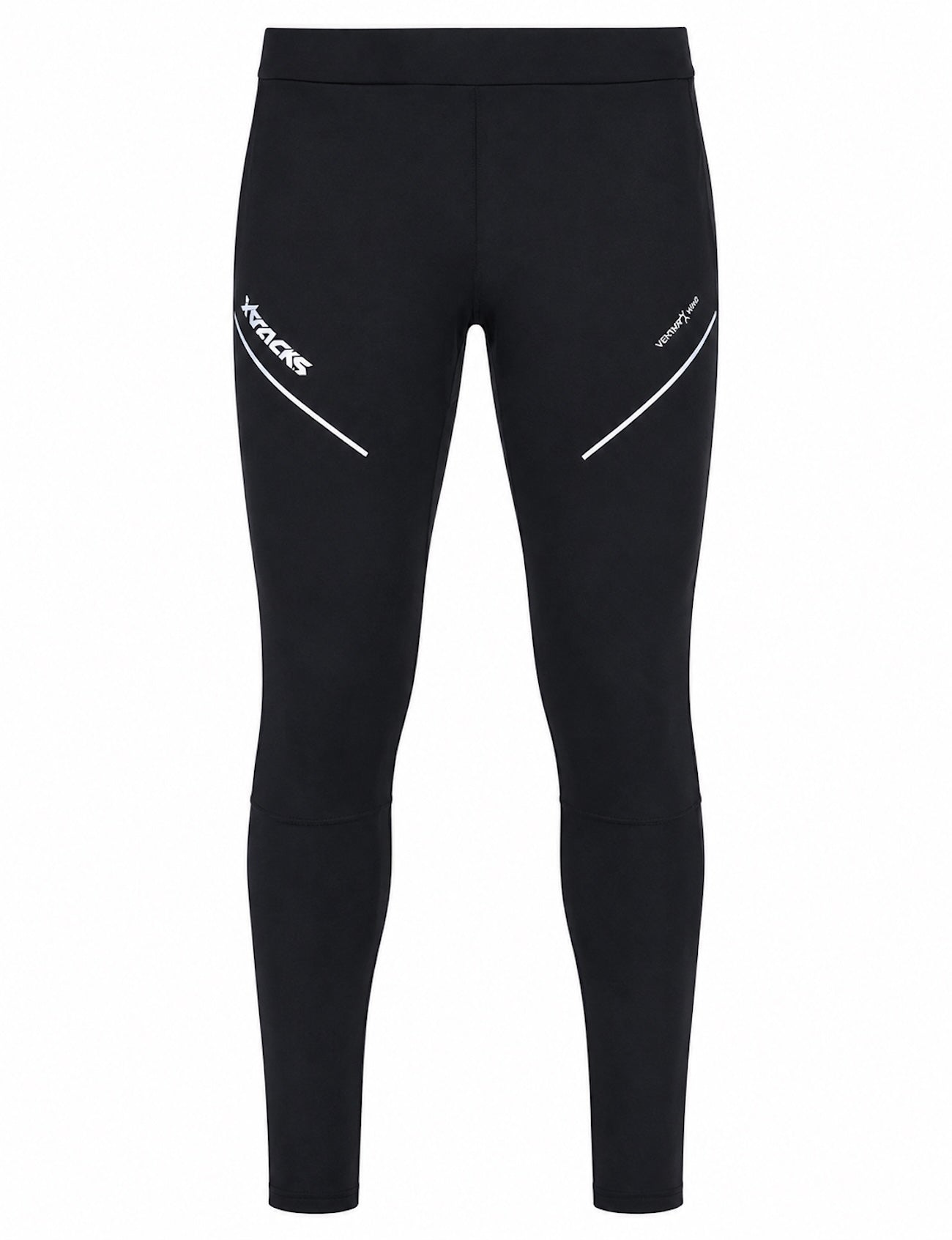 Herren Thermo Winter Laufhose Lang Pro Line Schwarz