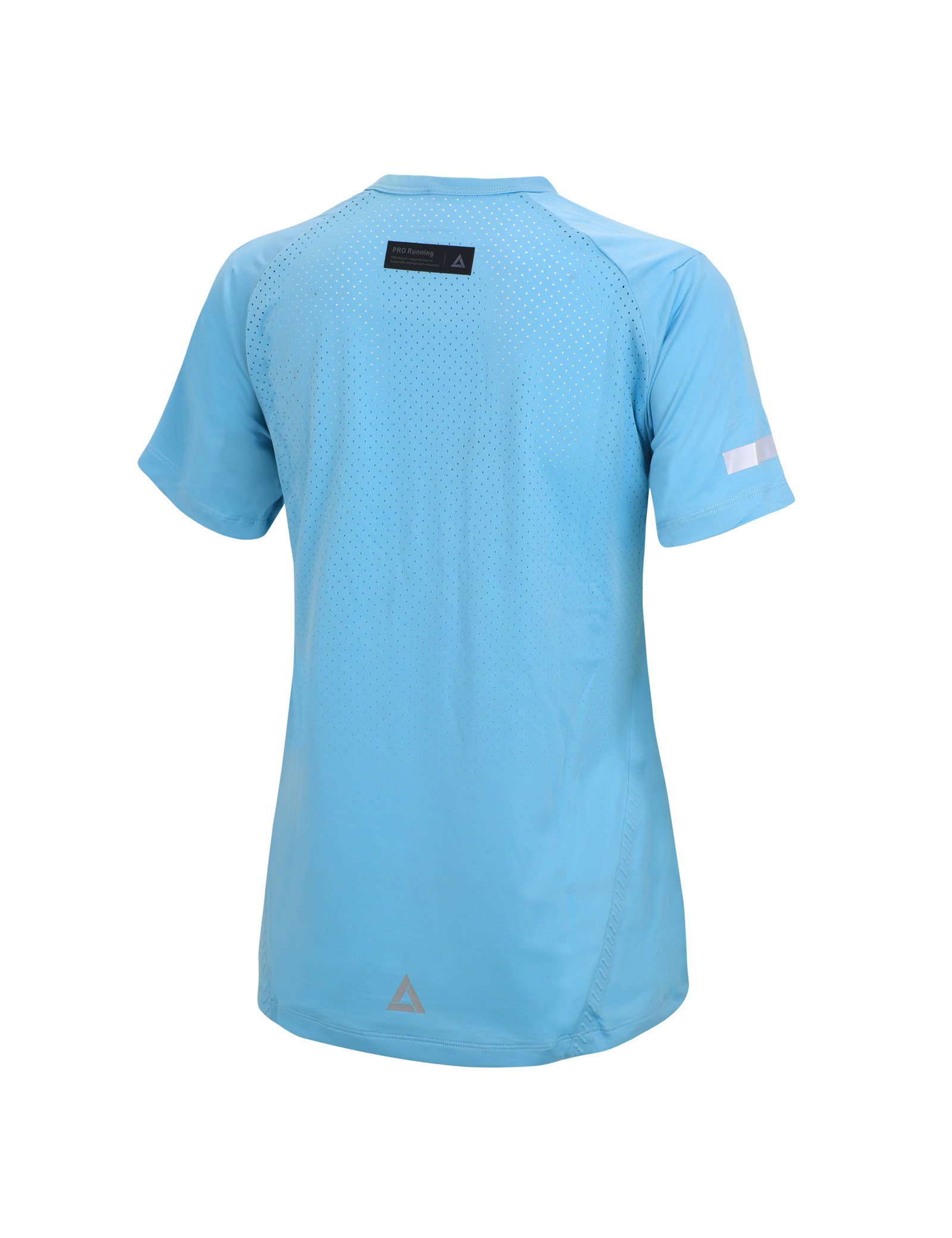 Damen Funktions Laufshirt Kurzarm Pro Line Celeste