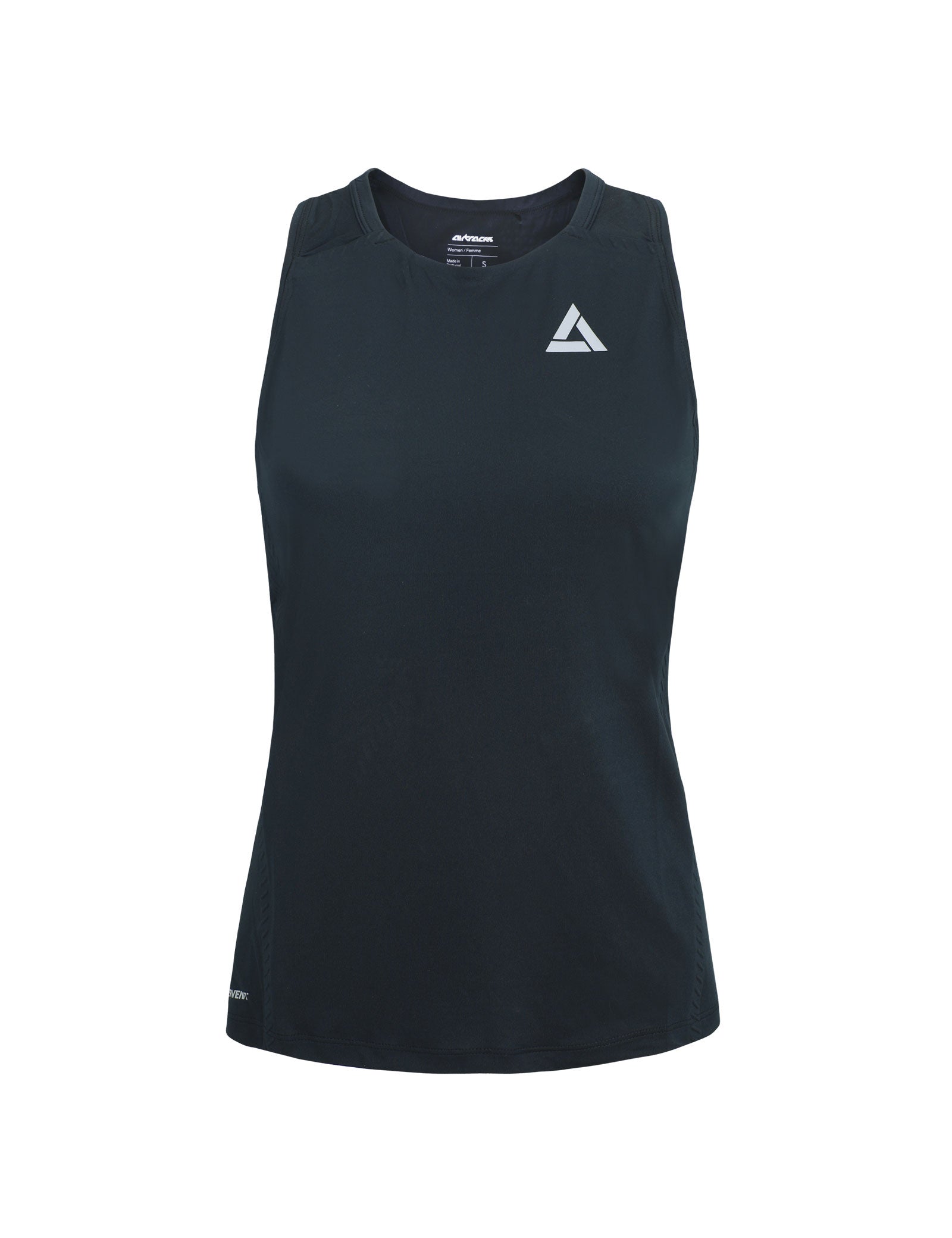 Damen Funktions Laufshirt Ärmellos Kurzarm Pro Line Black