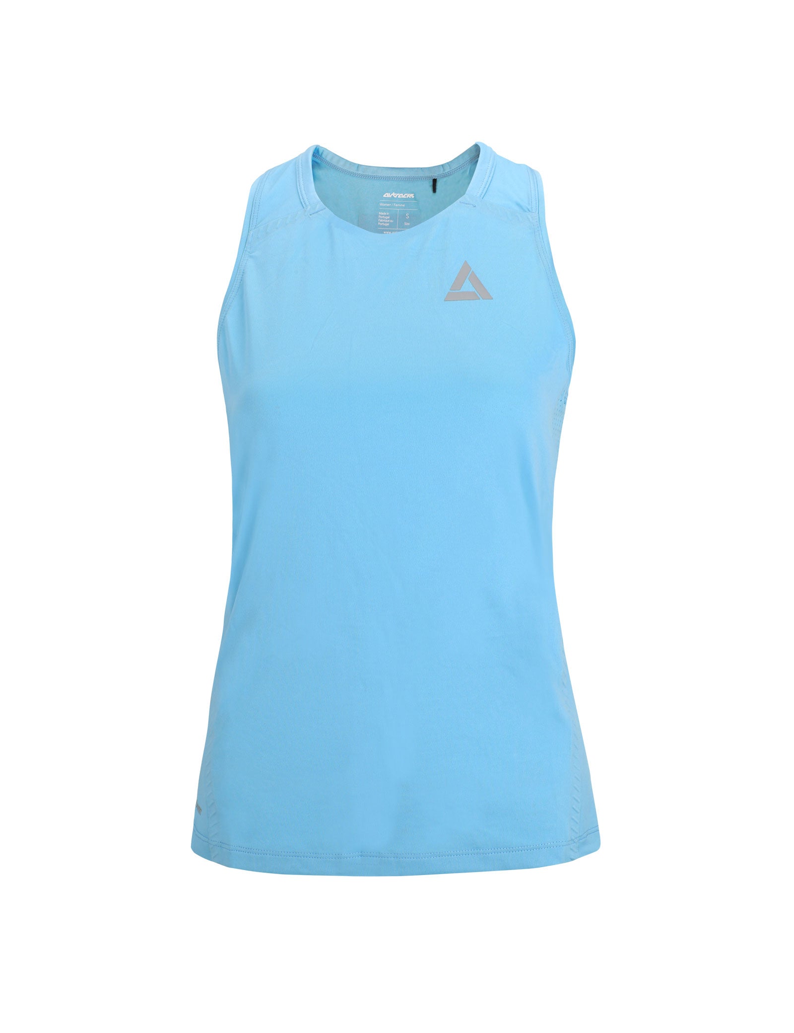 Damen Funktions Laufshirt Ärmellos Kurzarm Pro Line Celeste