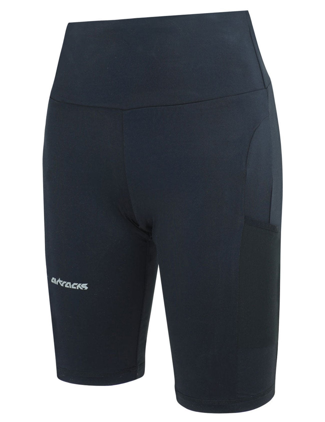 Women's running pants Tight short per team black set product