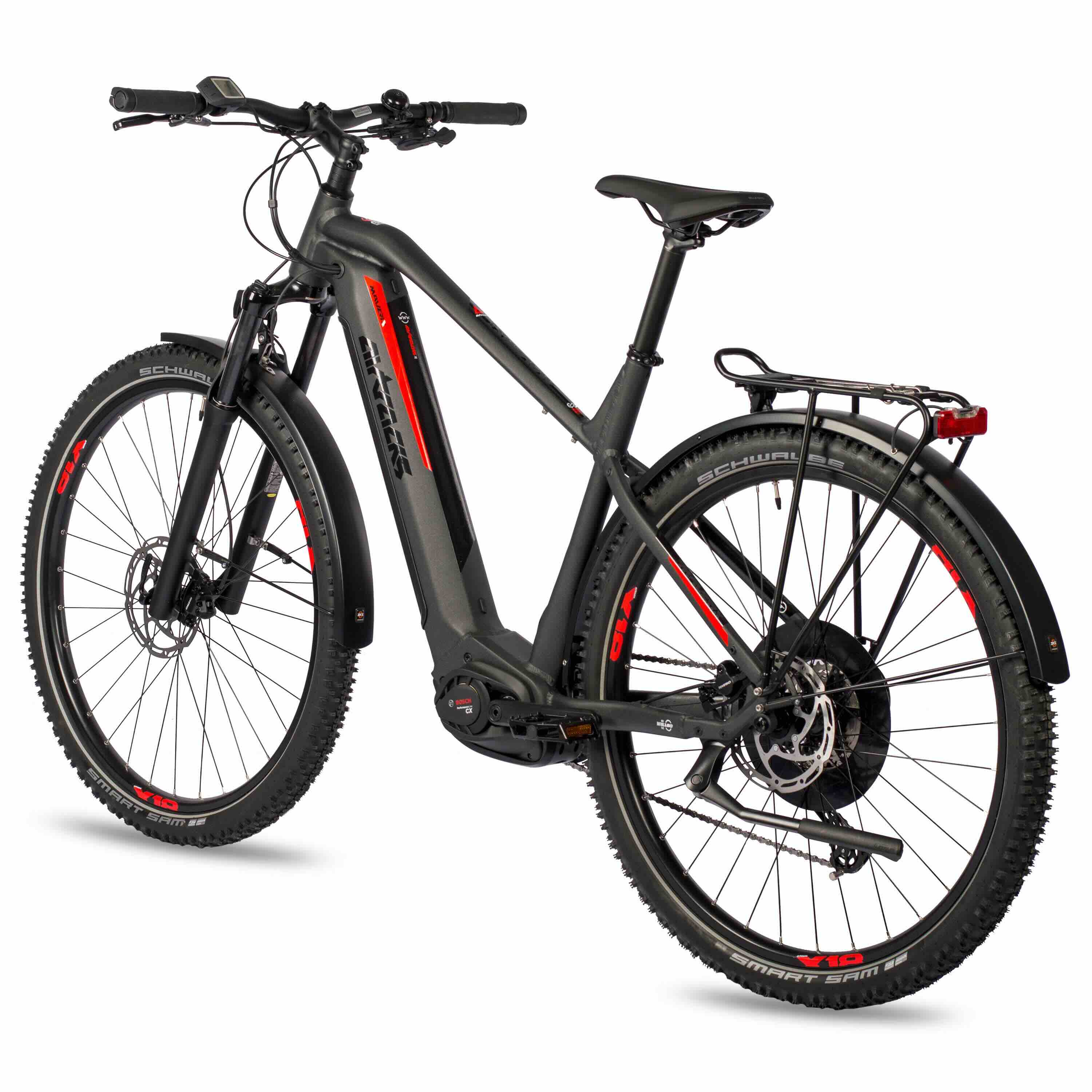 29 Zoll E-MTB SUV Herren Fahrrad MAVERIX BOSCH Performance Line CX 625Wh BOOST 85Nm 12s SHIMANO DEORE RD-6100