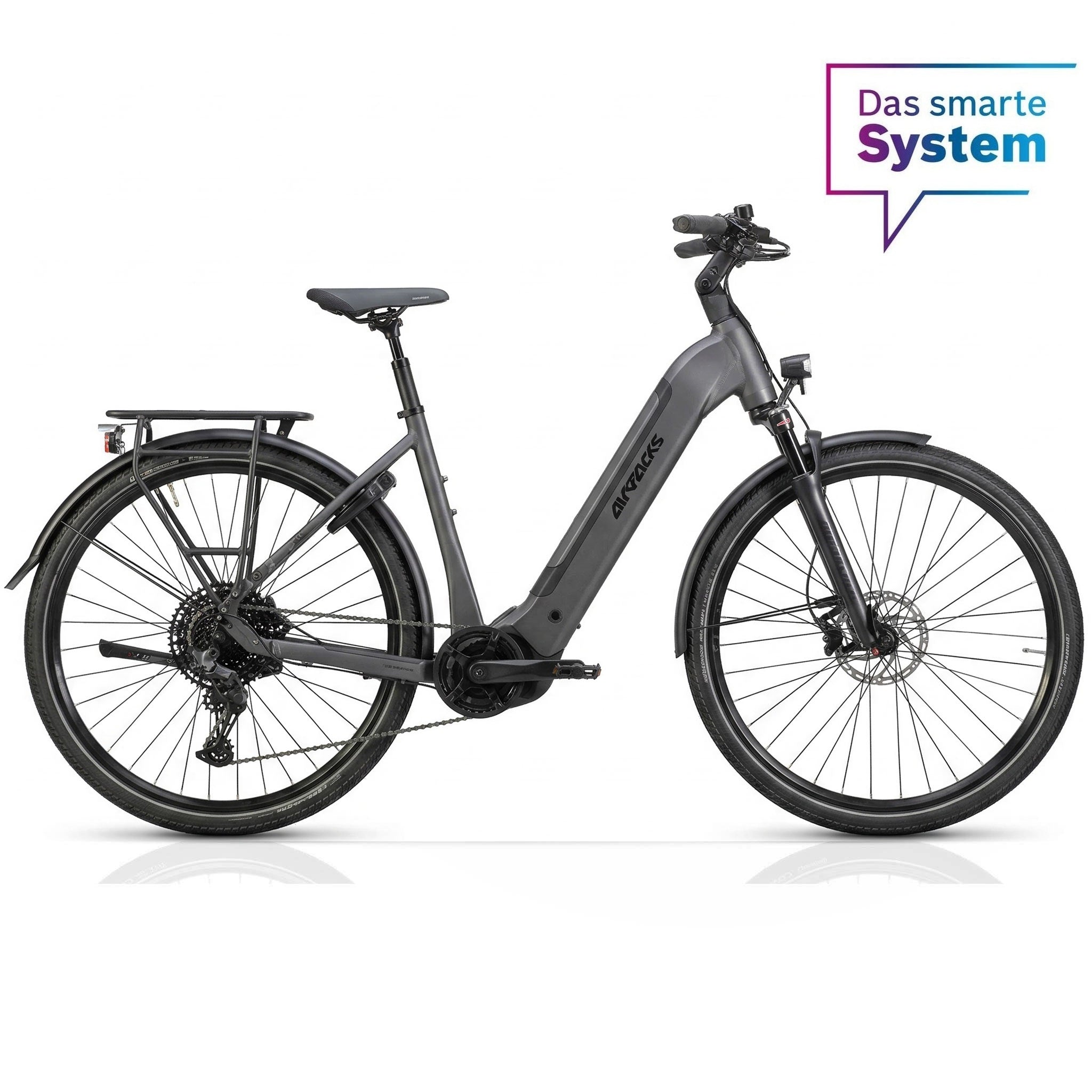 28" Women's E-Bike Trekking Bicycle LS Wave TERRA TR1 BOSCH Performance Line PX Smart System POWERTUBE 800 Wh 11-speed SHIMANO XT RD-M8130 SGS Black 