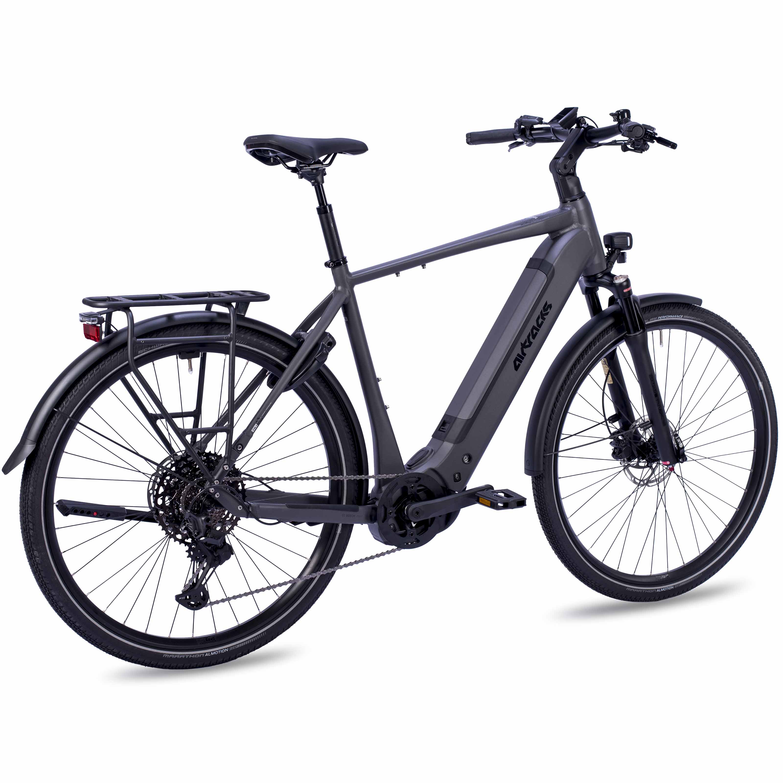 28" Herren E-Bike Trekking Fahrrad TERRA TR1 BOSCH Performance Line PX Smart System POWERTUBE 800 Wh 11 x Gang SHIMANO XT RD-M8130 SGS Schwarz