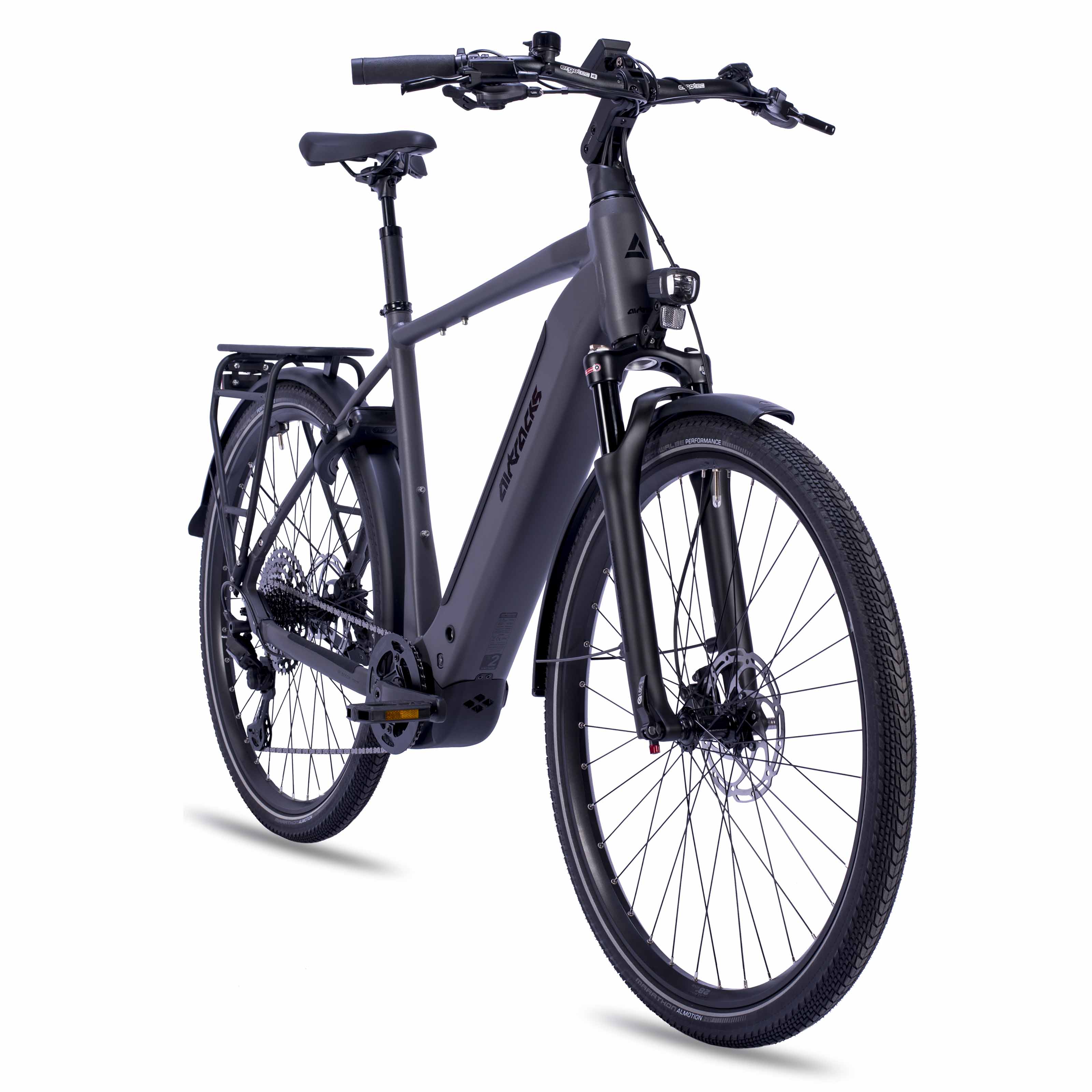 28" Herren E-Bike Trekking Fahrrad TERRA TR1 BOSCH Performance Line PX Smart System POWERTUBE 800 Wh 11 x Gang SHIMANO XT RD-M8130 SGS Schwarz