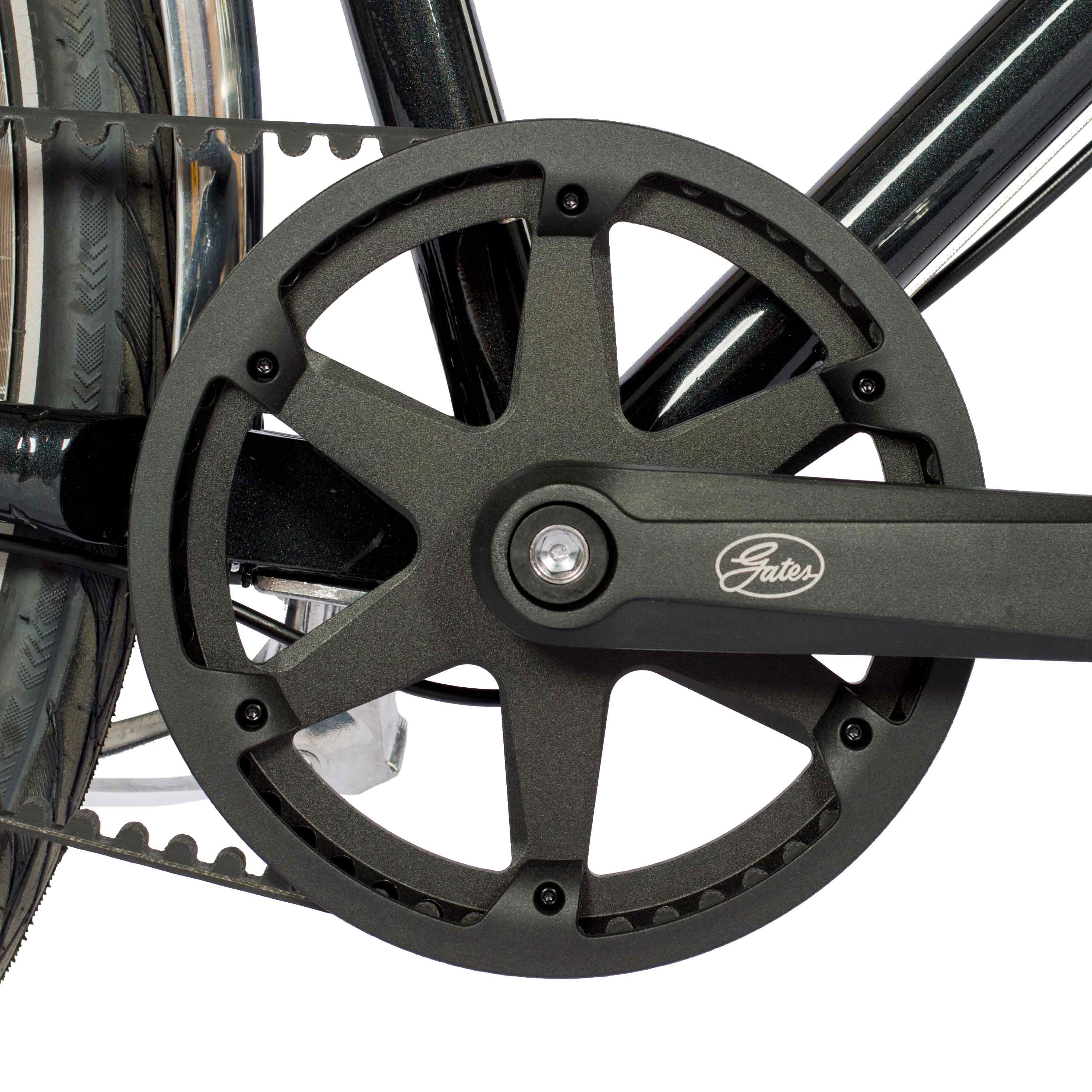 28" Bicicletta urbana da uomo STREET CrMo GATES CARBON DRIVE BELT Shimano 7 velocità