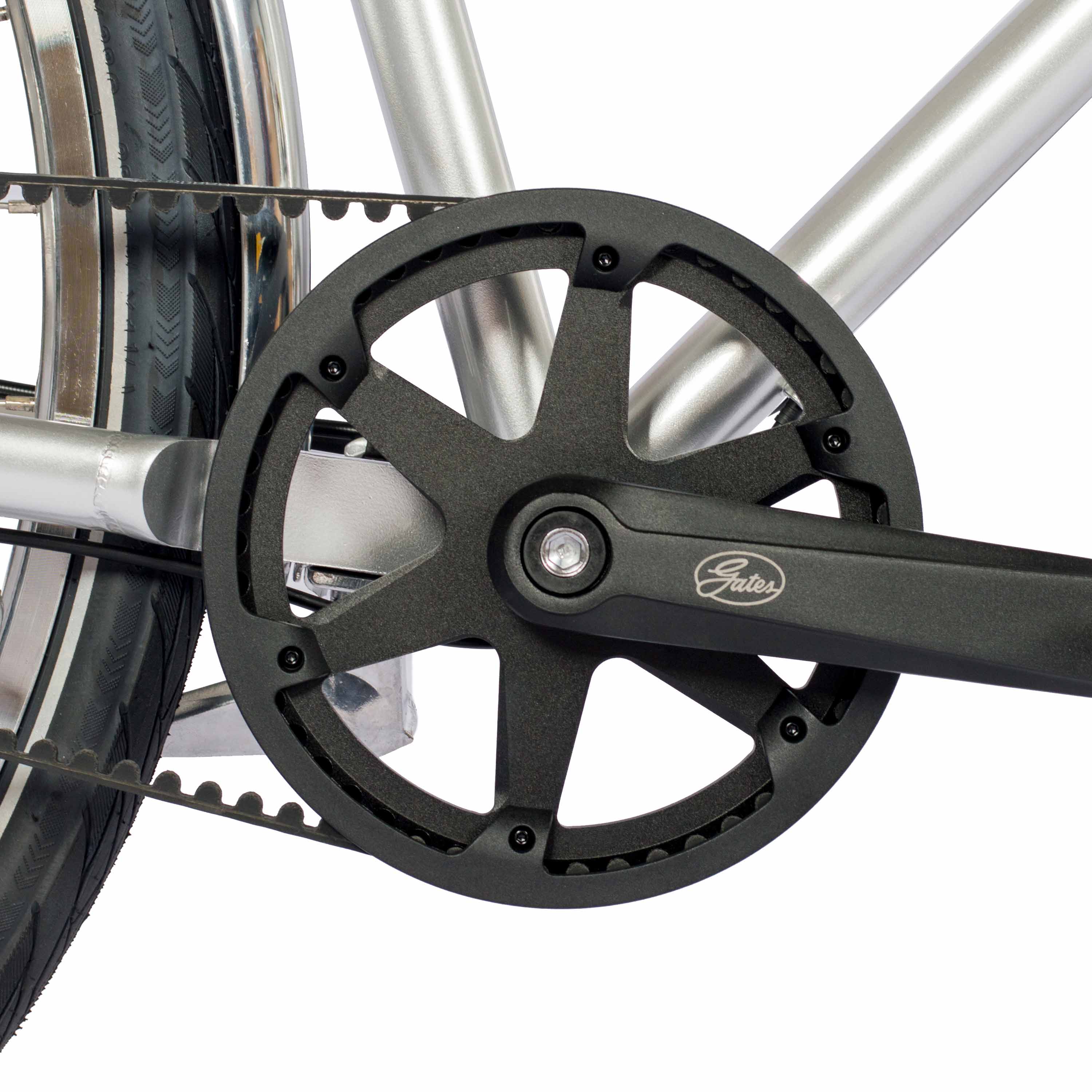 28" Bicicletta urbana da uomo STREET CrMo GATES CARBON DRIVE BELT Shimano 7 velocità