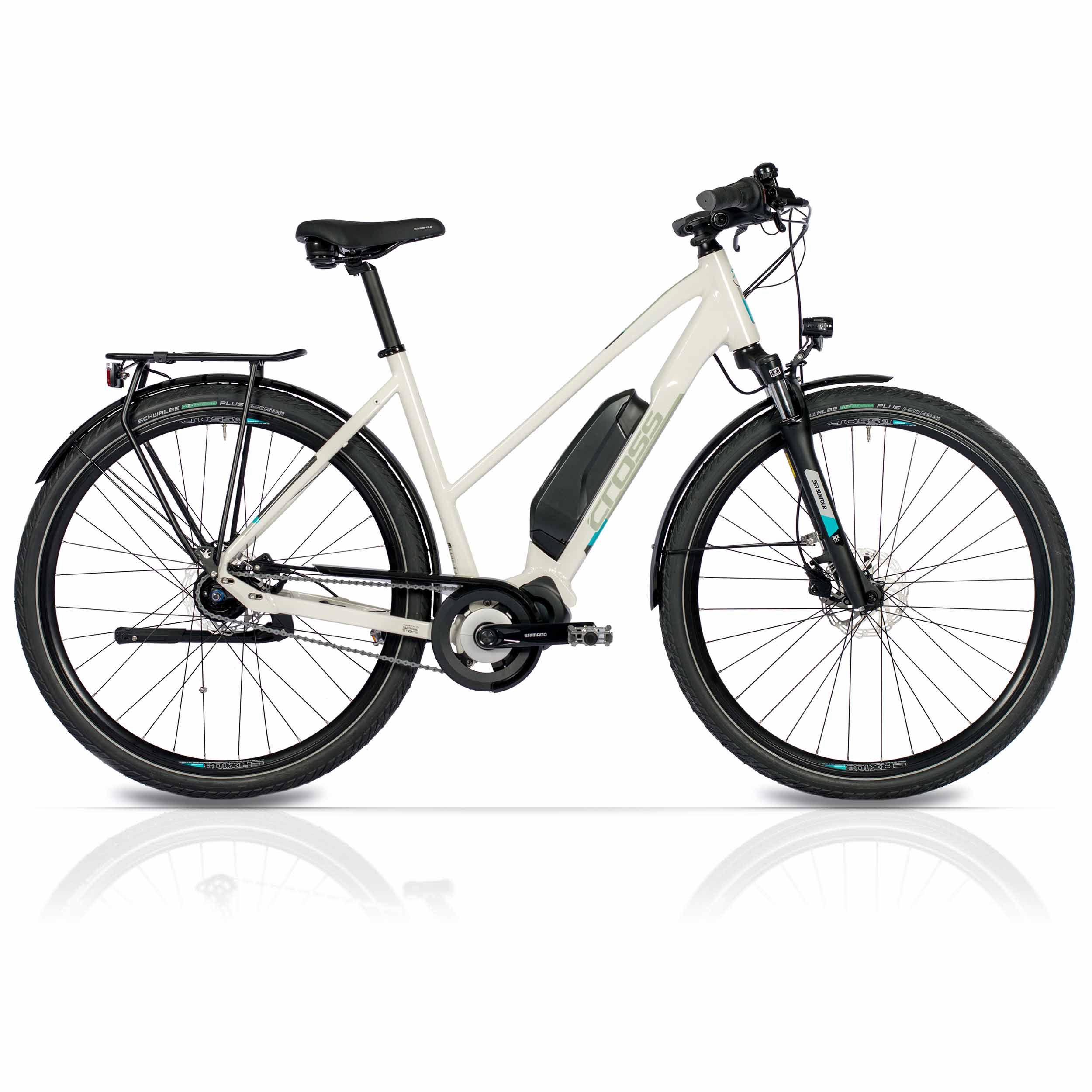 28 pouces de vélo de vélos Ville Ville V-Tron Shimano Stepps E-5000 418Wh 7 X Gang Shimano Nexus