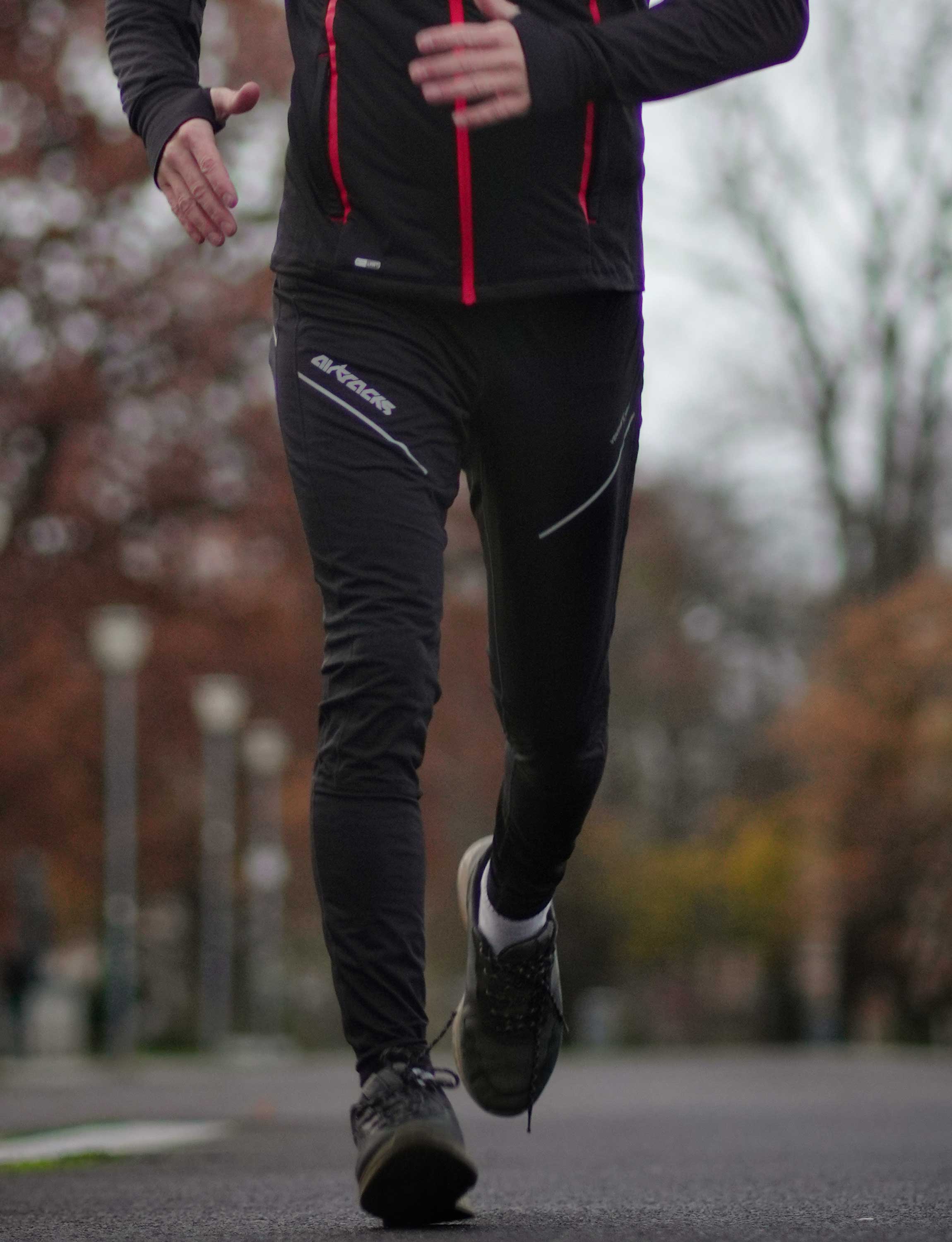 Herren-Thermo-Winter-laufhose-running-pant-Funktions-Hose-Pro-Line-Schwarz-1