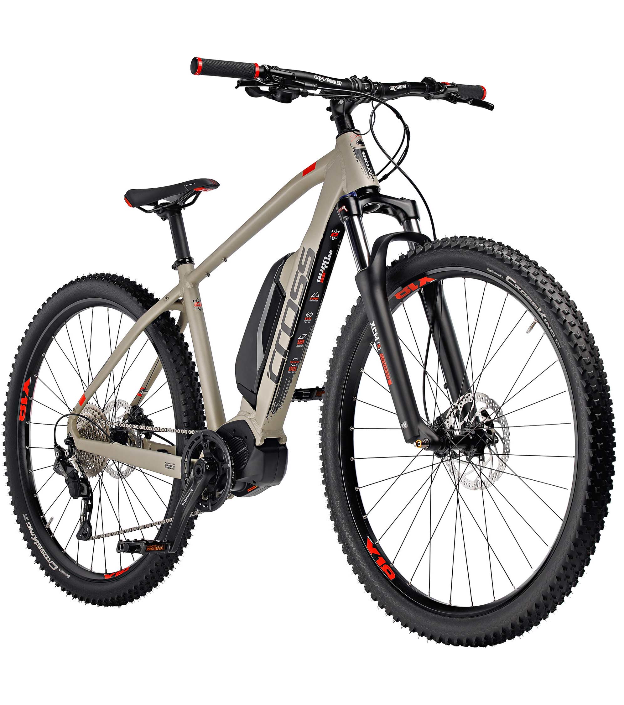 29 inch E-bike MTB mountain bike QUANTUM STEPS E7000 504Wh 10 x gear SHIMANO DEORE RD-M5120 SGS