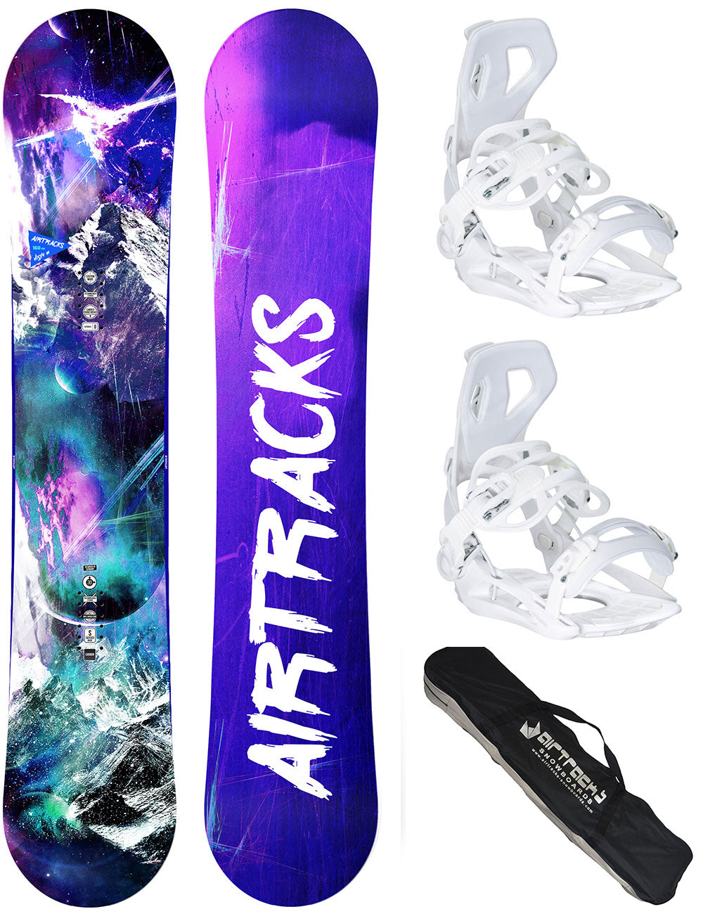Women Snowboards High M Carbon Hybrid Rocker + Snowboard Binding Master Pro W + SB Borsa