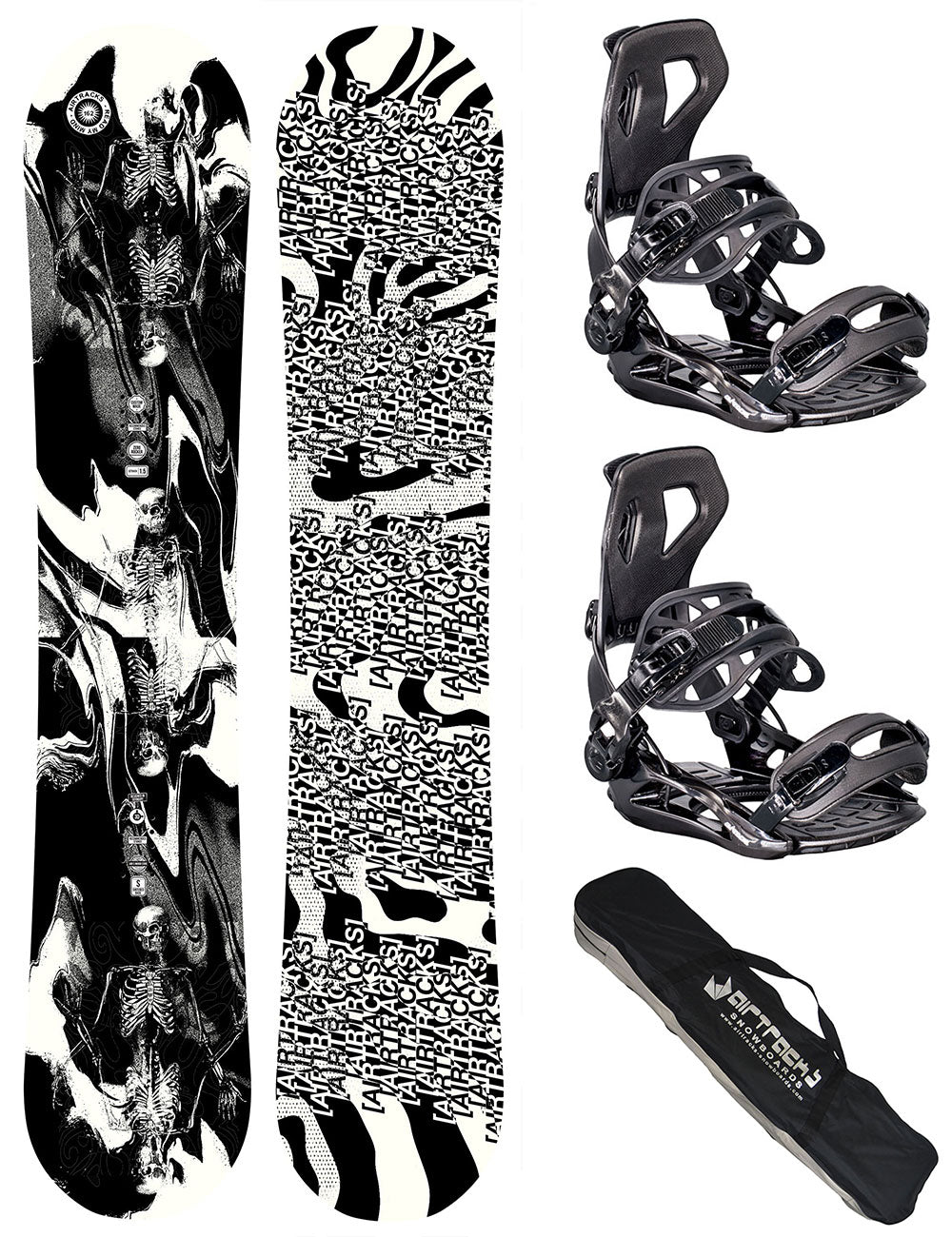 Herren Snowboard Set Read My Mind + Bindung Master Größe L + SB Bag