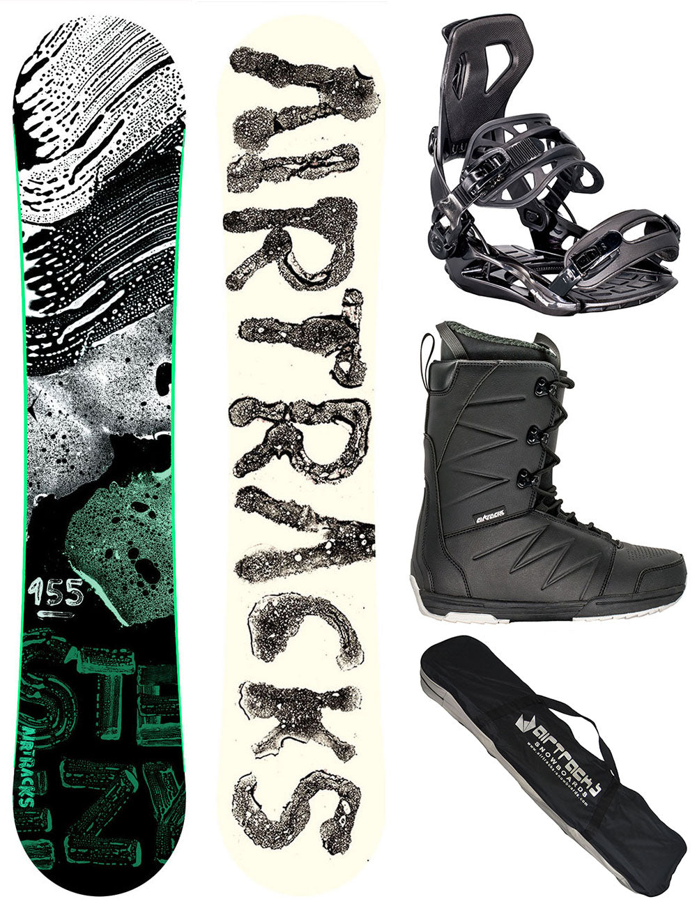 Herren Snowboard Set Steeze + Bindung Master ME + Boots Star + SB Bag