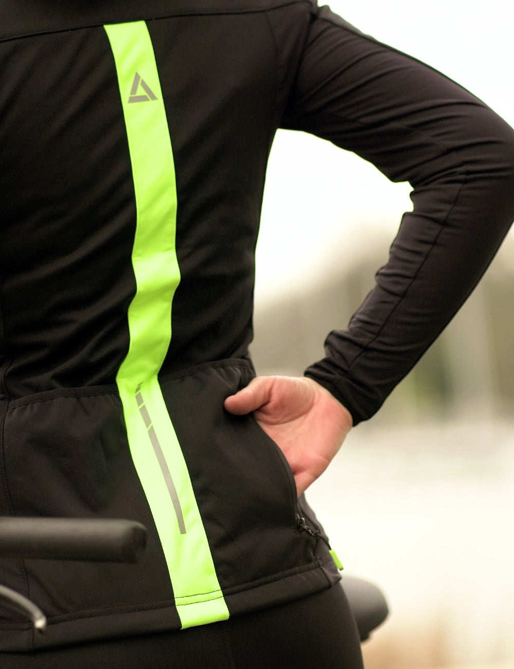 Damen Thermo Fahrradjacke Softshell Pro Line II + Thermo Fahrradhose Lang