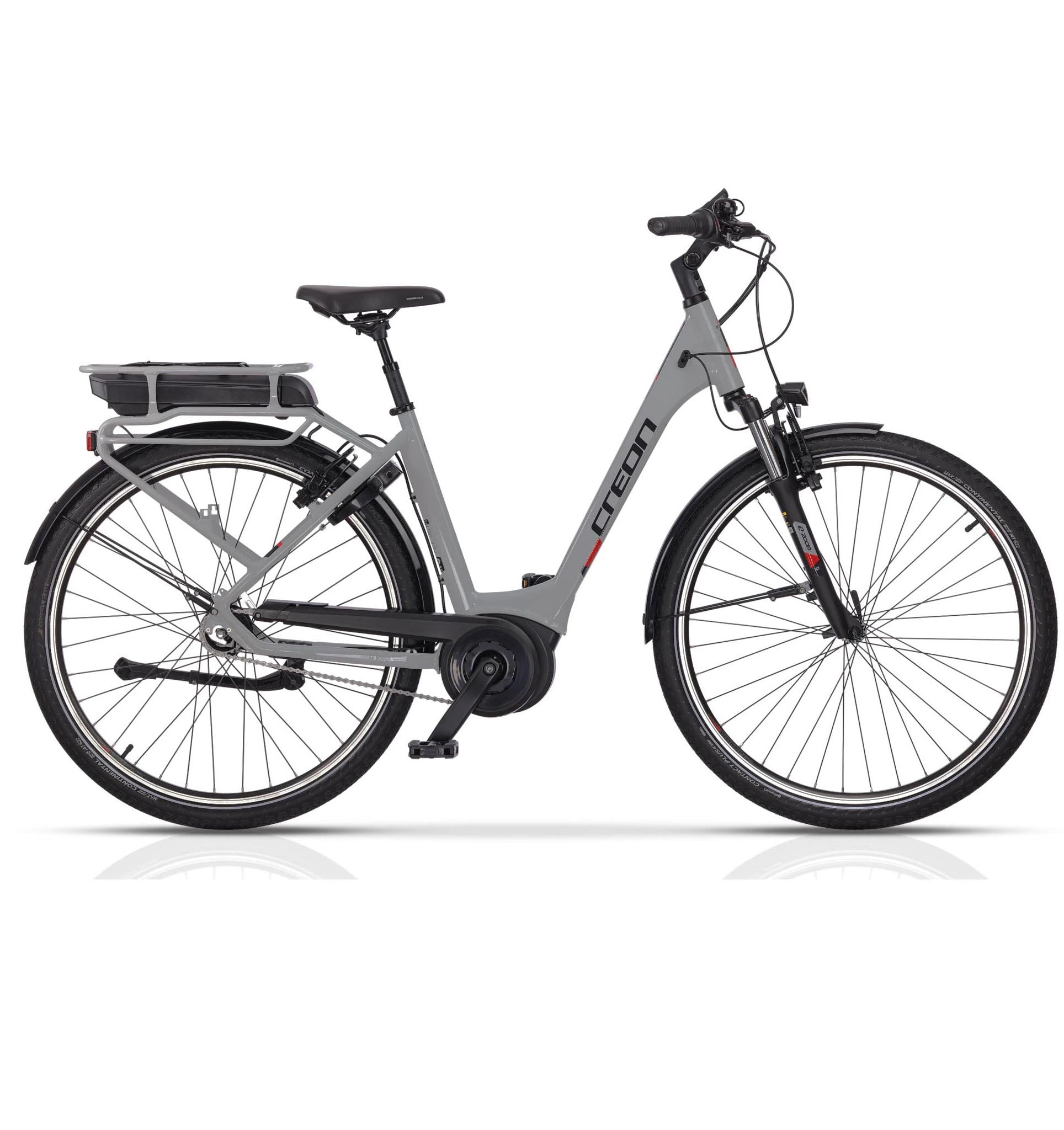 28 inch City Bicycle E-Bike V-Tron LS Rack Bosch Active Plus Line Gen3 400 Wh 7 Gang Shimano Nexus