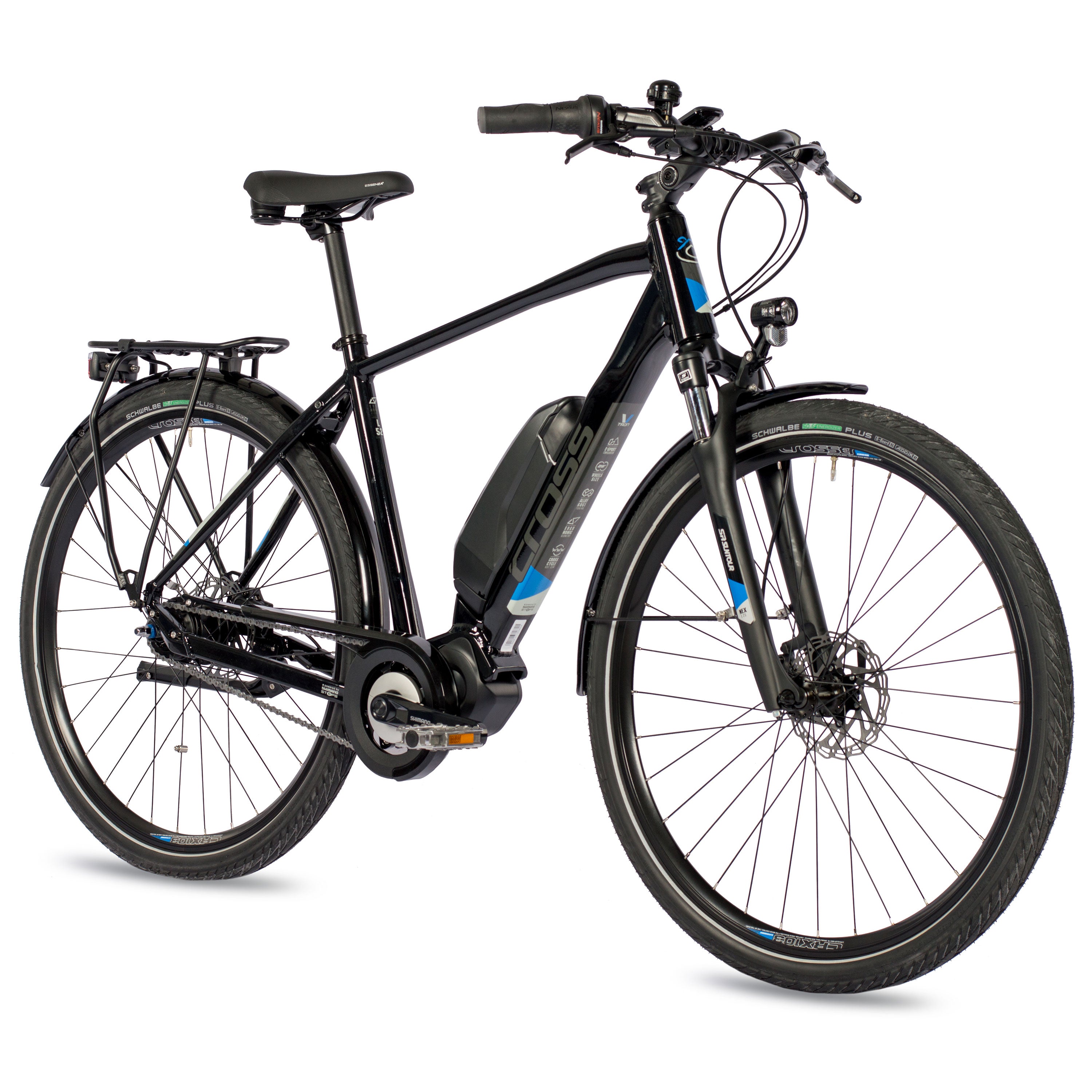 28 inch e-bike men City Bicycle V-Tron Shimano StеPS E-5000 418WH 7 x gang Shimano Nexus