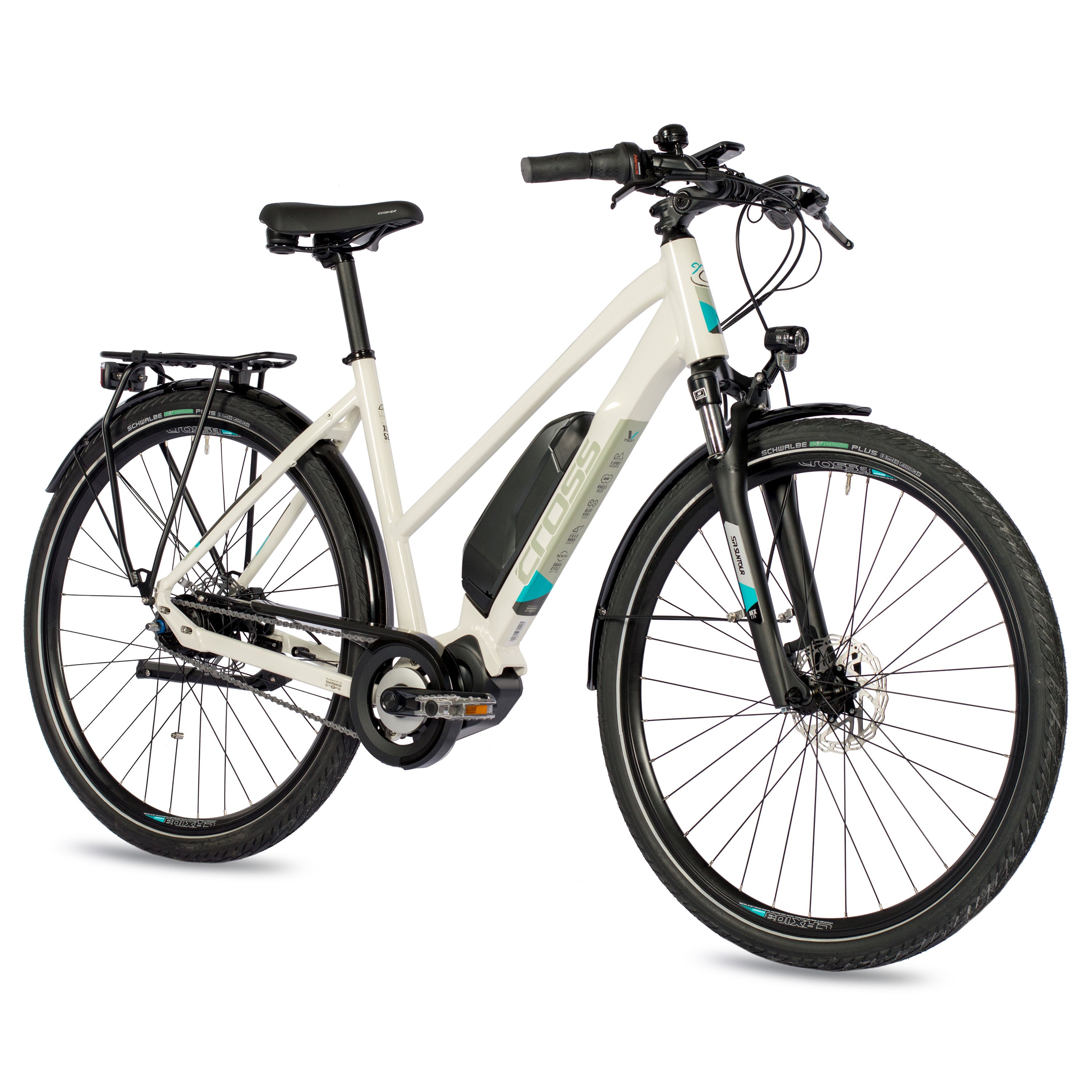 28 pouces de vélo de vélos Ville Ville V-Tron Shimano Stepps E-5000 418Wh 7 X Gang Shimano Nexus
