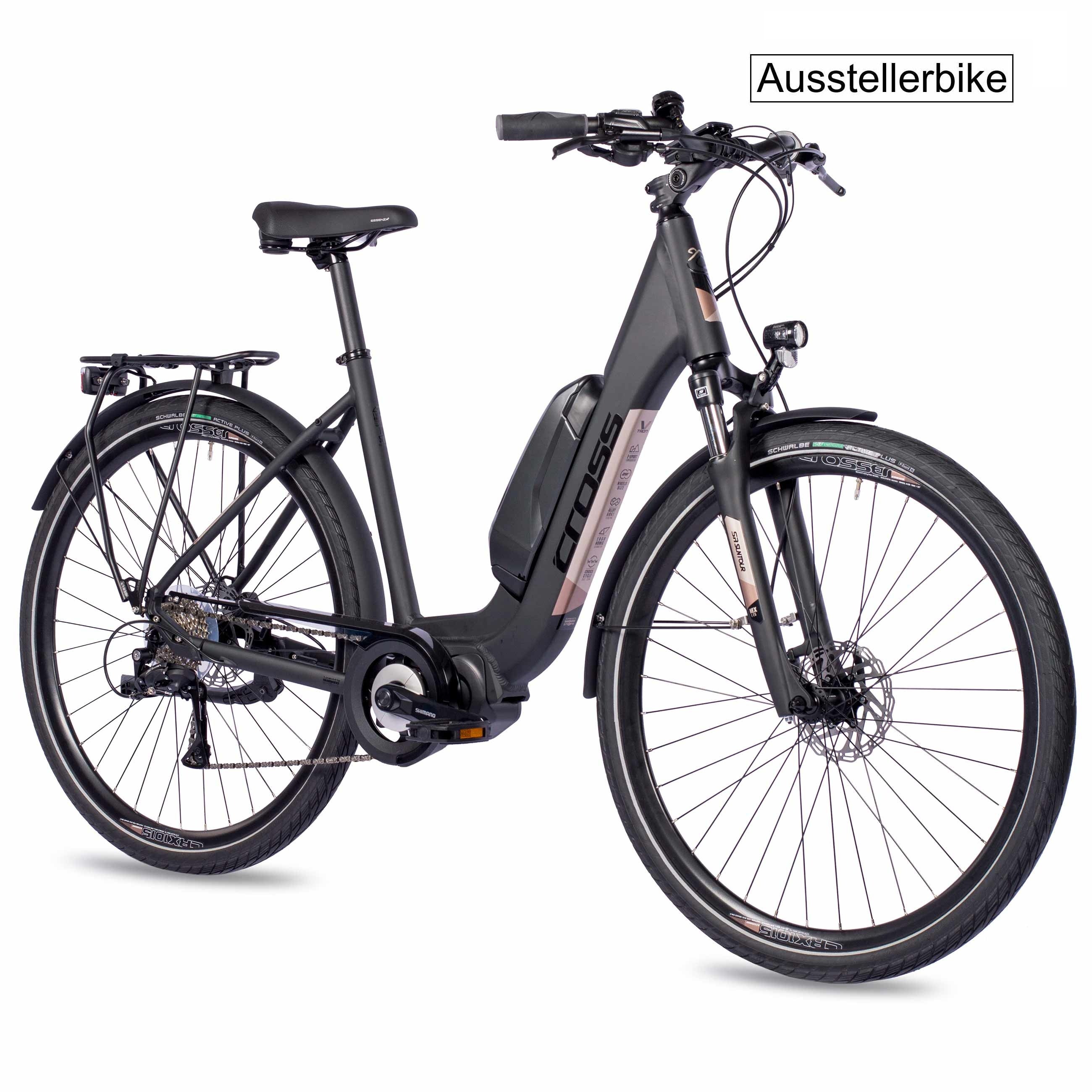 28" Bicicleta eléctrica de trekking LS WAVE V-TRON SHIMANO STEPS E-5000 418 Wh 9 velocidades SHIMANO RD-T3000SGS
