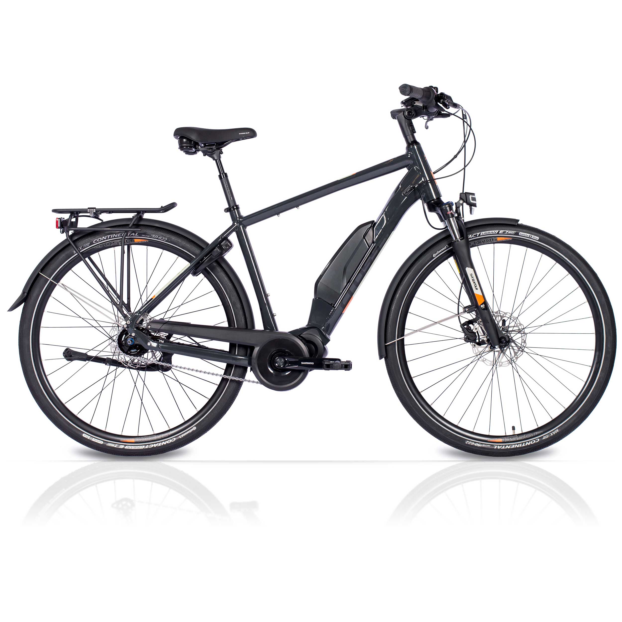 28 inch e-bike men City Bicycle X-Tron SR2 Shimano StеPS E-5000 418WH 5 gear Shimano Nexus Inter 5
