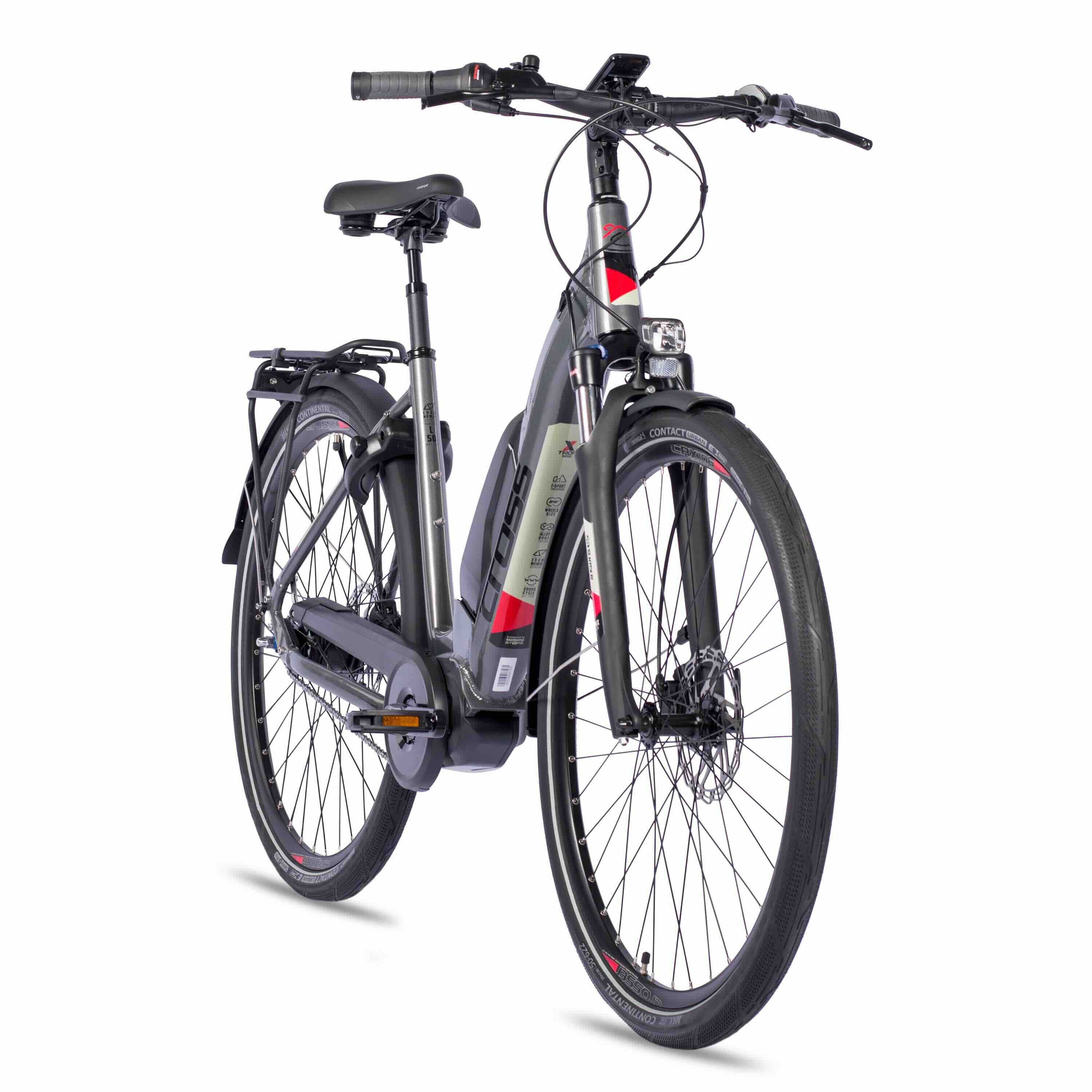 28 inch e-bike City Bicycle LS Wave X-TRON SR2 Shimano StеPS E-5000 418WH 5 gear Shimano Nexus Inter