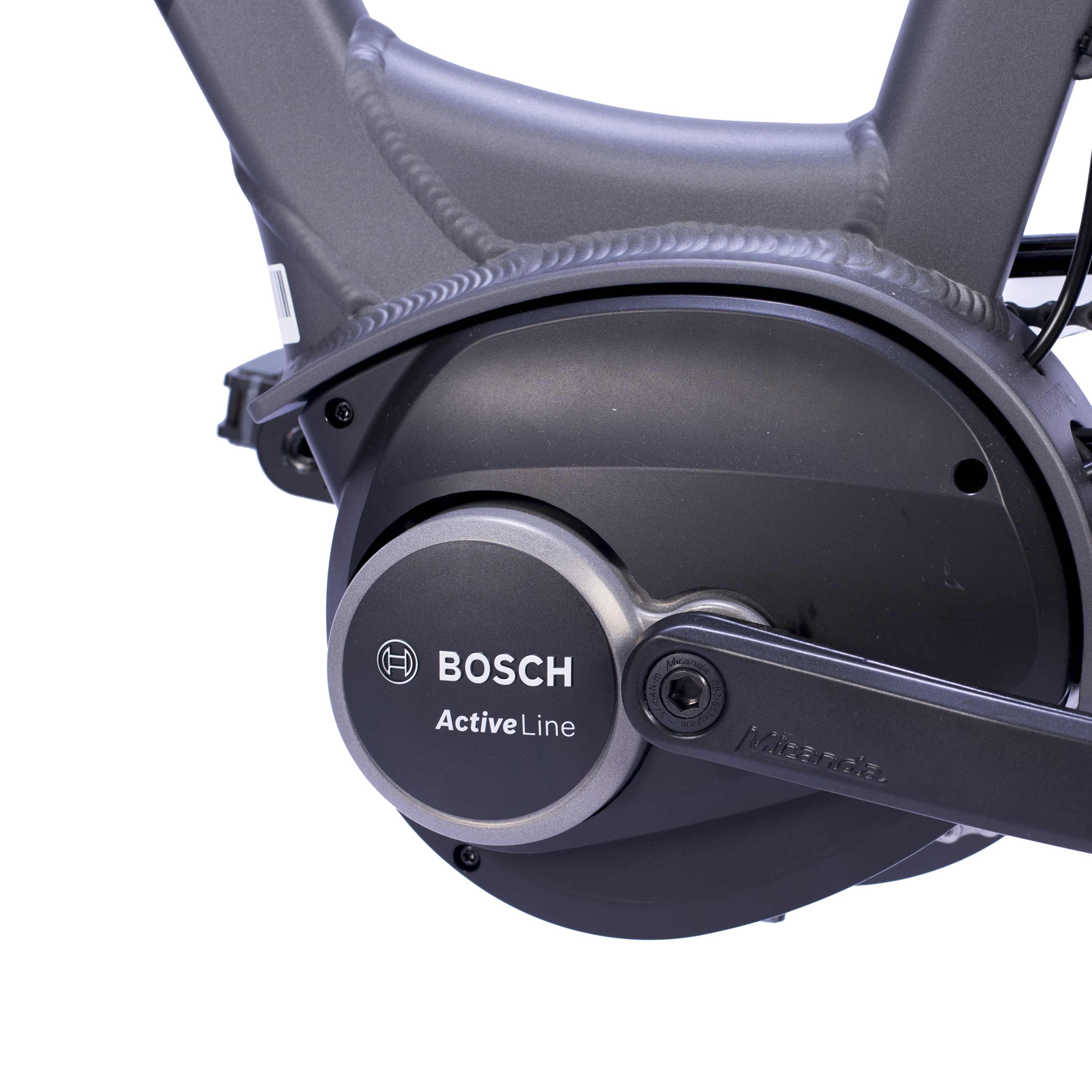 28" Bicicleta eléctrica de ciudad V-Tron RACK BOSCH ACTIVE LINE PLUS 400 Wh 7 velocidades SHIMANO NEXUS freno de contrapedal trasero